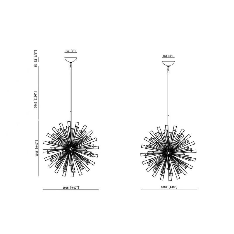 Dendelio Large Pendant Light by Eurofase Lighting