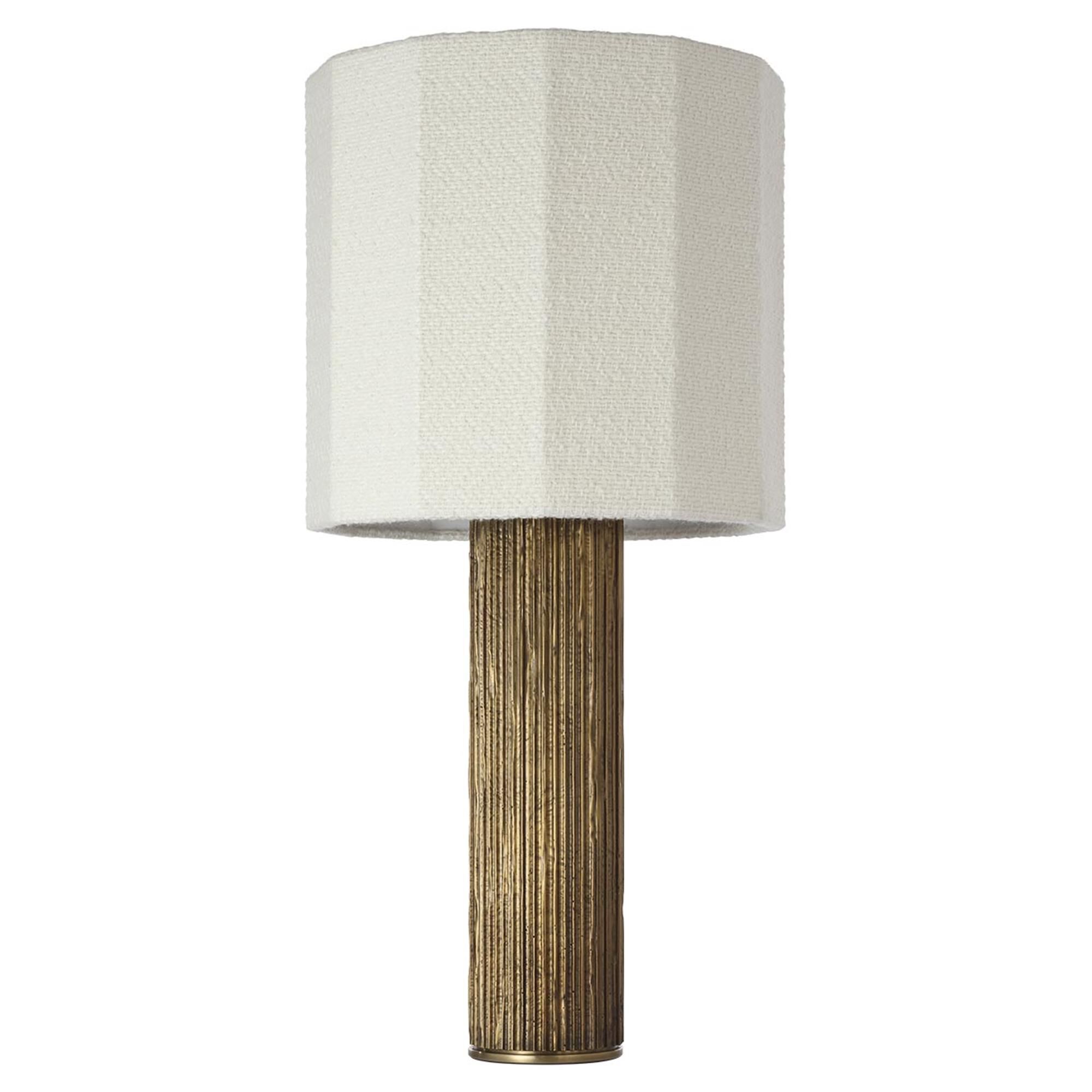 Shown in Ridged Tombac finish and Decorative Boucle shade