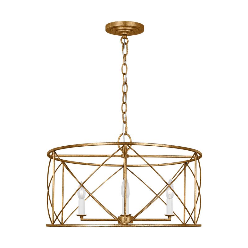 Chapman & Myers Beatrix 22 Inch 4 Light Mini Chandelier by Visual Comfort Studio Collection