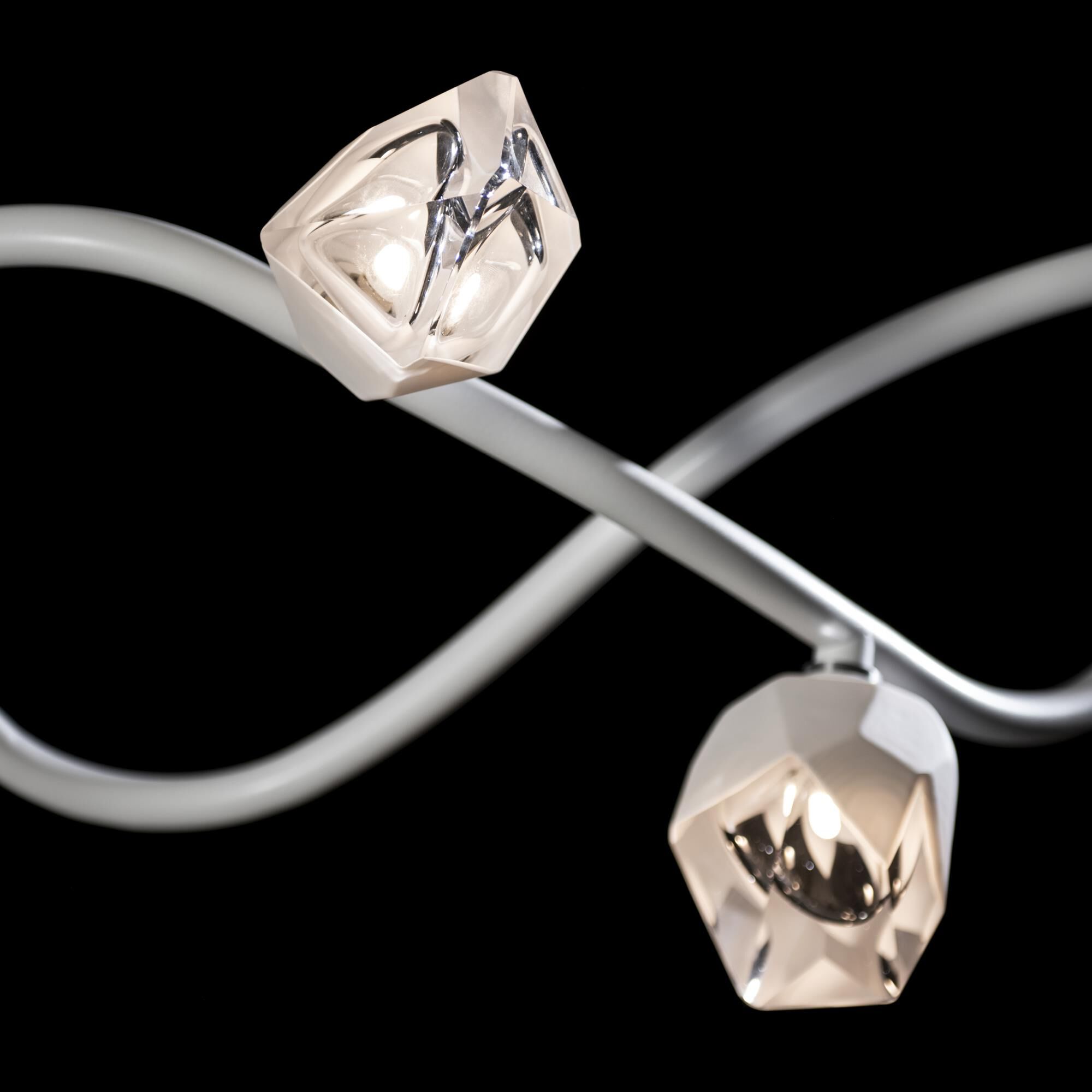 Glacier 69 Inch 6 Light Multi Light Pendant by Hubbardton Forge