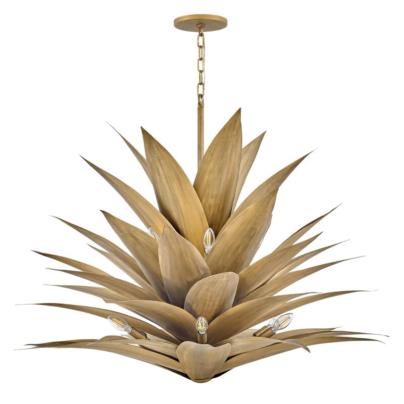 Agave 45 Inch 12 Light LED Chandelier by Fredrick Ramond