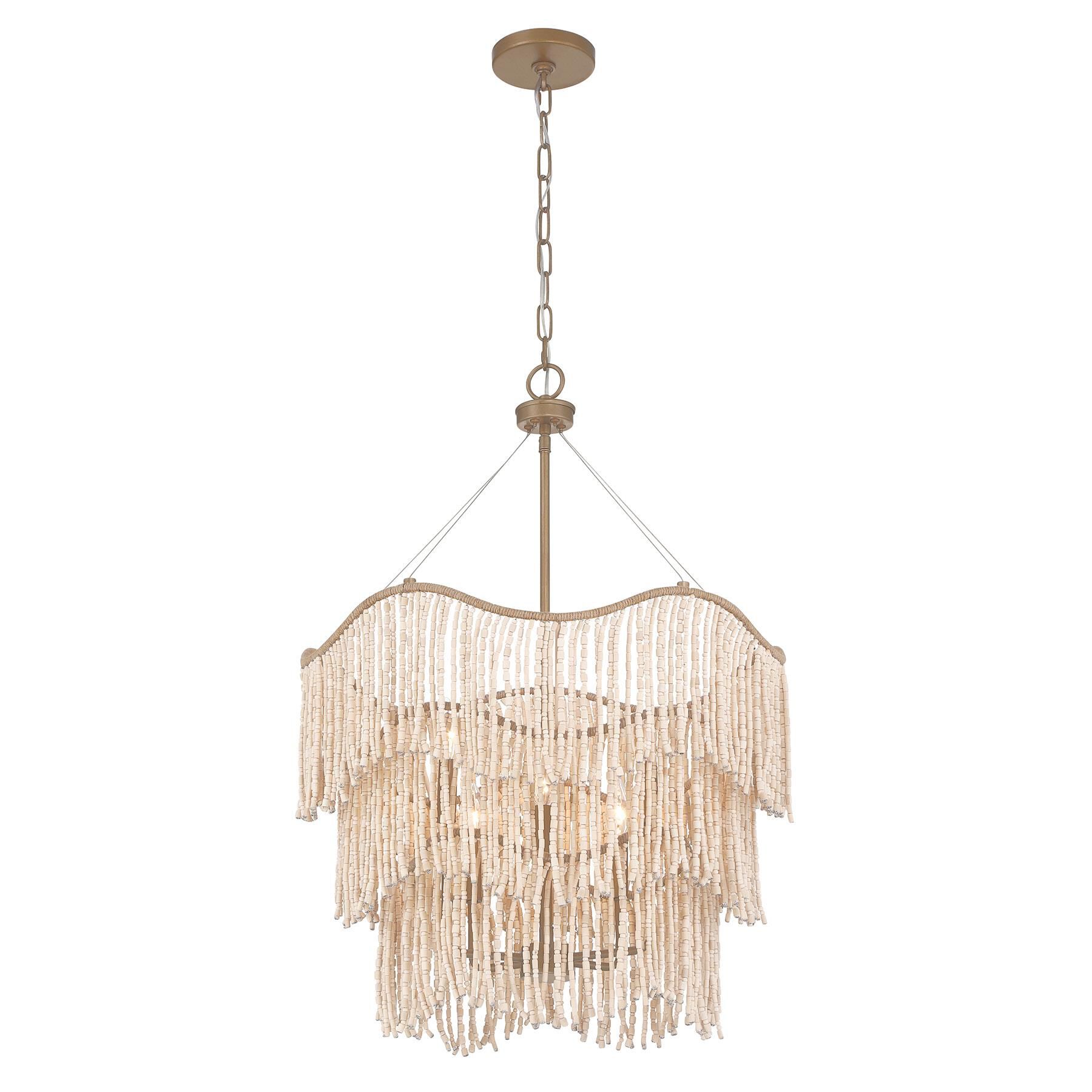 Shown in Cypress finish and Wood Beads shade