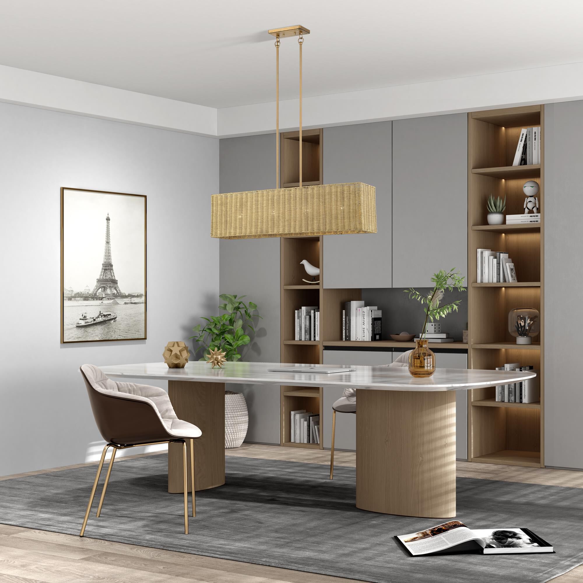 Weavington 36 Inch Linear Suspension Light by Livex Lighting