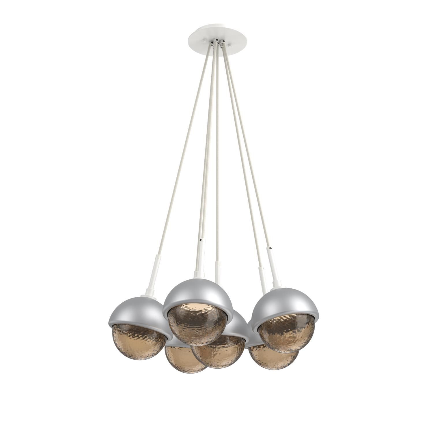 Levi Wilson Cabochon 19 Inch Multi Pendant Light by Hammerton Studio