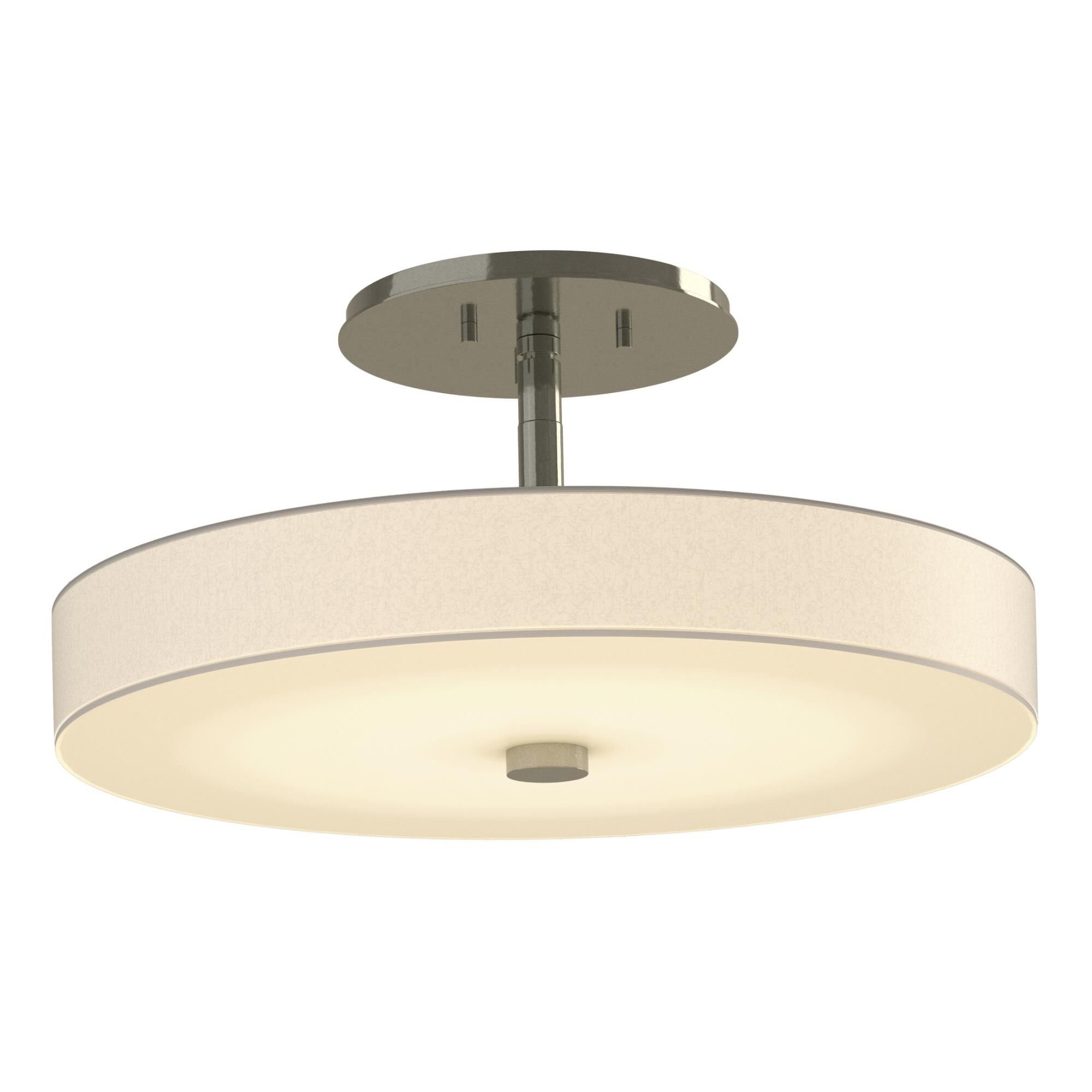 Disq 15 Inch 1 Light LED Semi Flush Mount by Hubbardton Forge