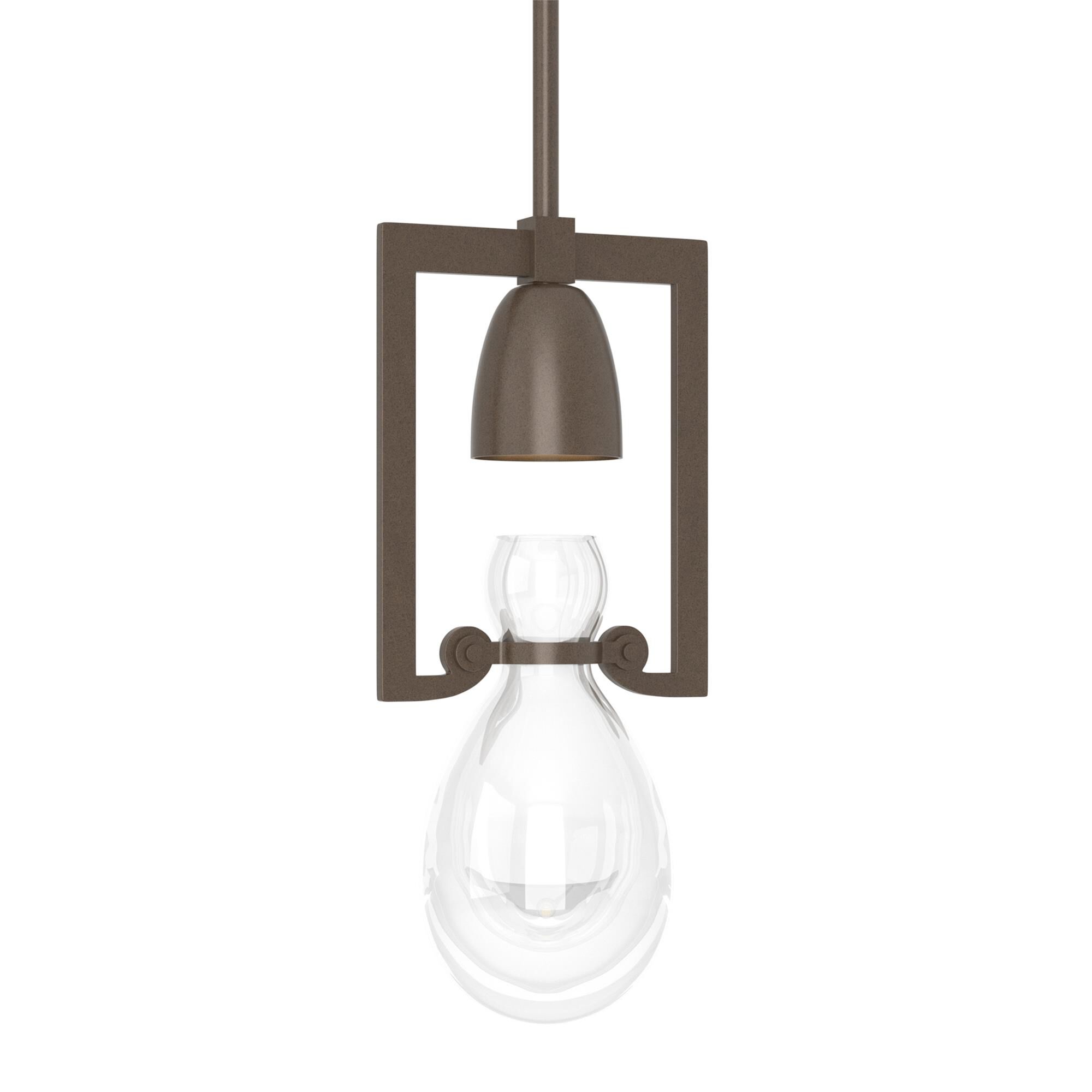 Shown in Bronze finish and Clear (Zm) glass