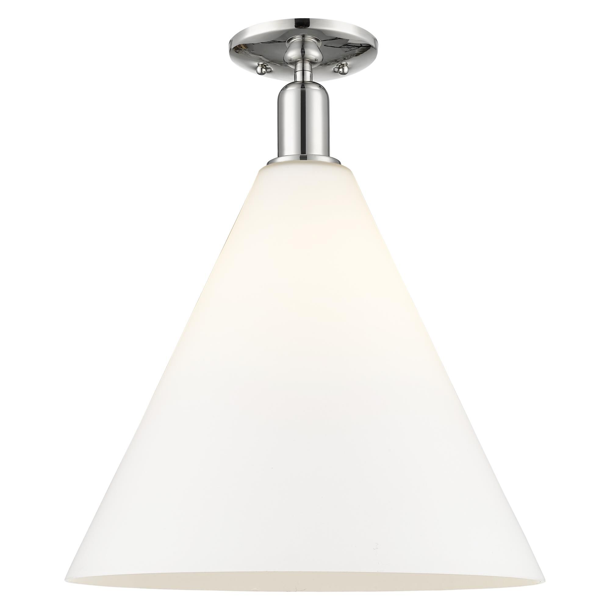 Bruno Marashlian Berkshire Glass 16 Inch Semi Flush Mount by Innovations Lighting