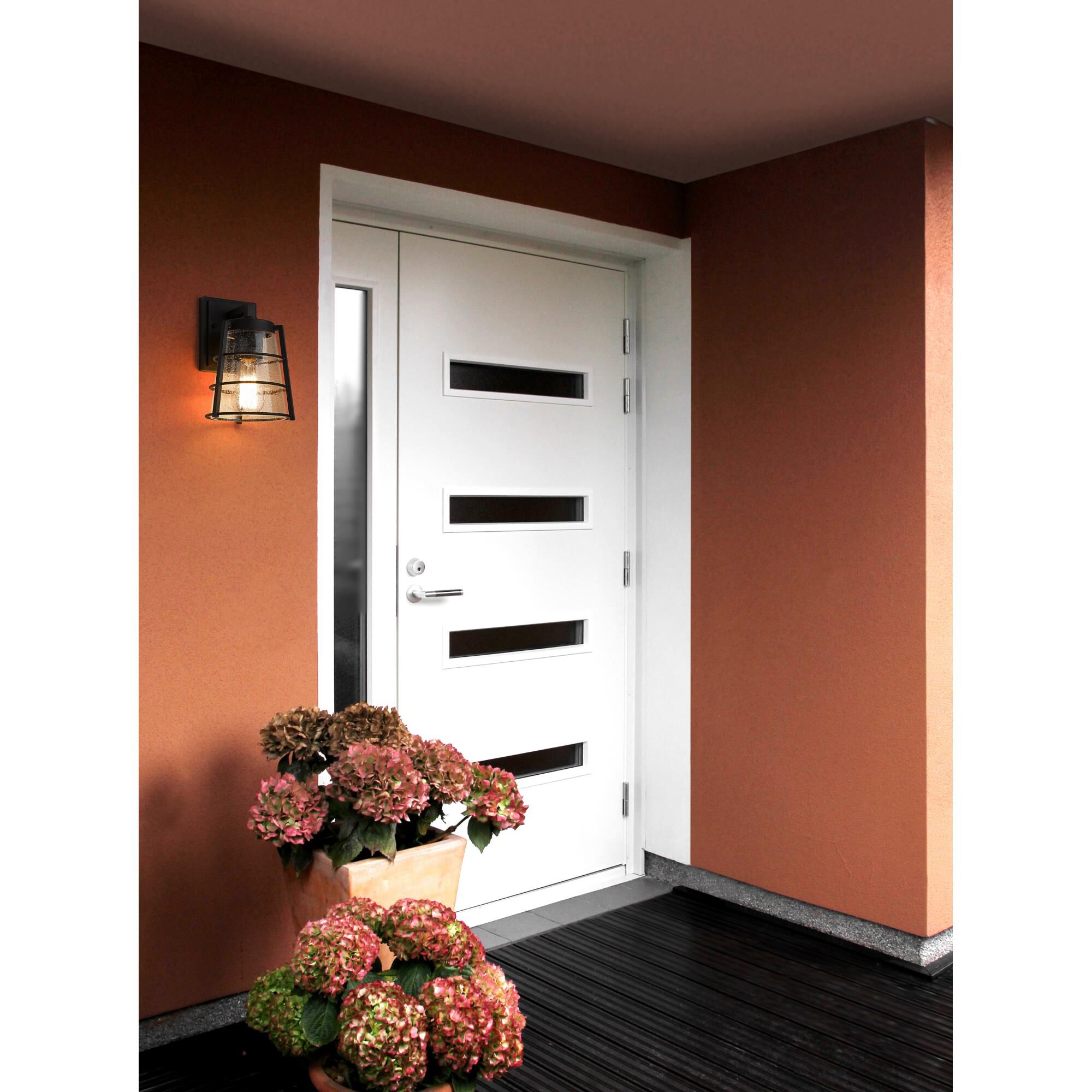 Z-Lite Helix 9 Inch Tall Outdoor Wall Light