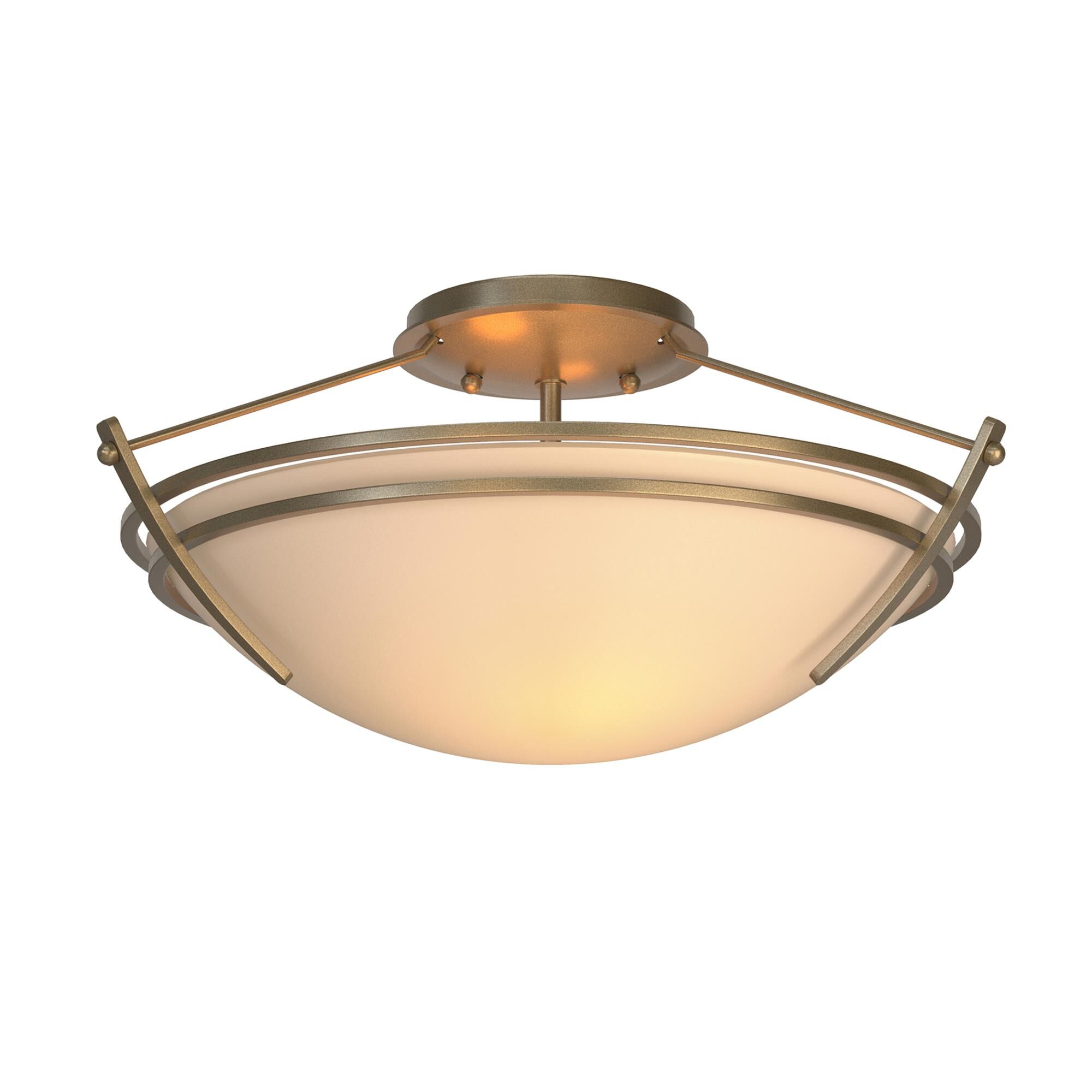 Presidio Tryne 16 Inch 2 Light Semi Flush Mount by Hubbardton Forge