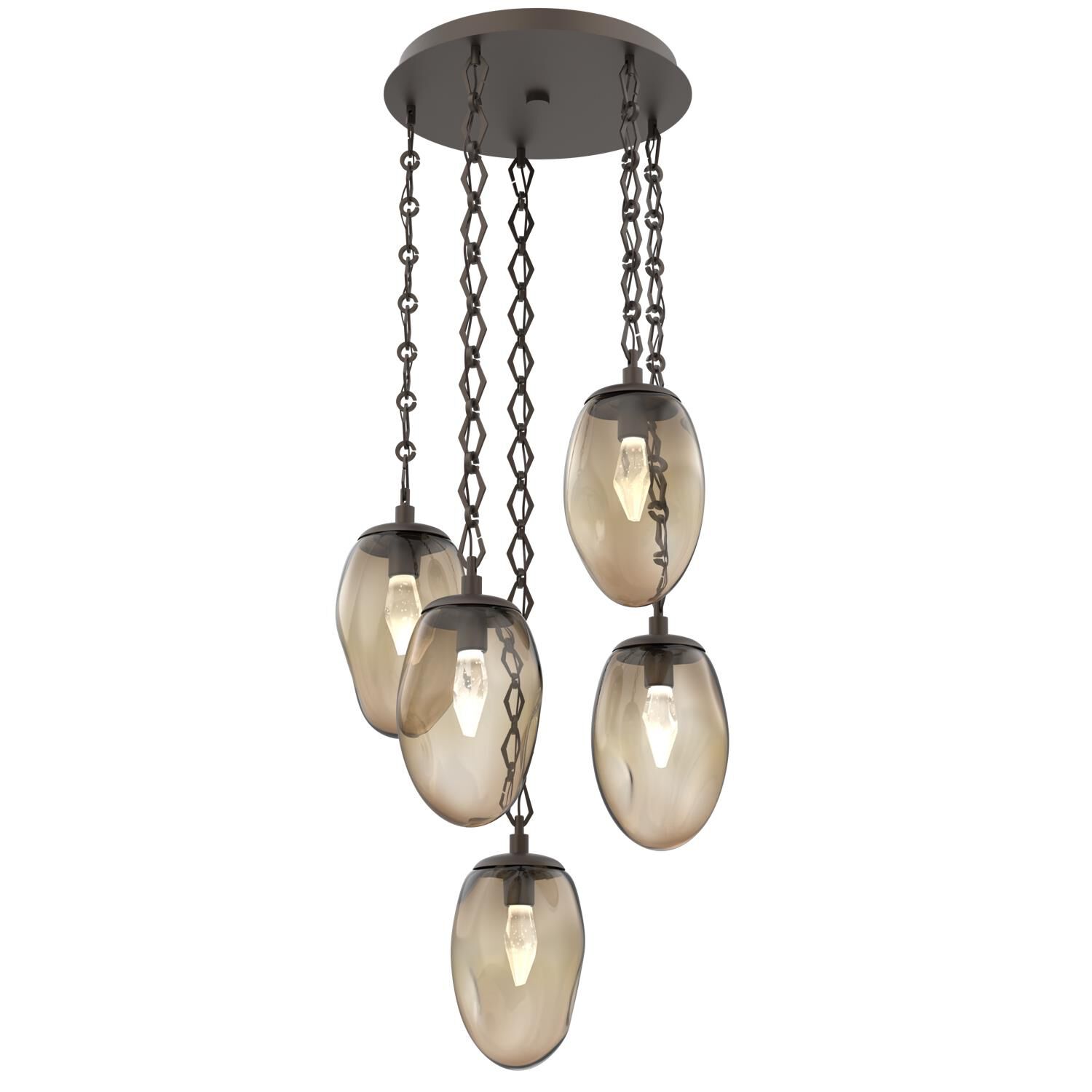 Levi Wilson Meteo Led 22 Inch Multi Light Pendant by Hammerton Studio