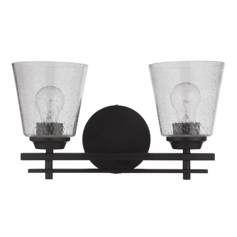 Drake 15 Inch 2 Light Bath Vanity Light by Craftmade