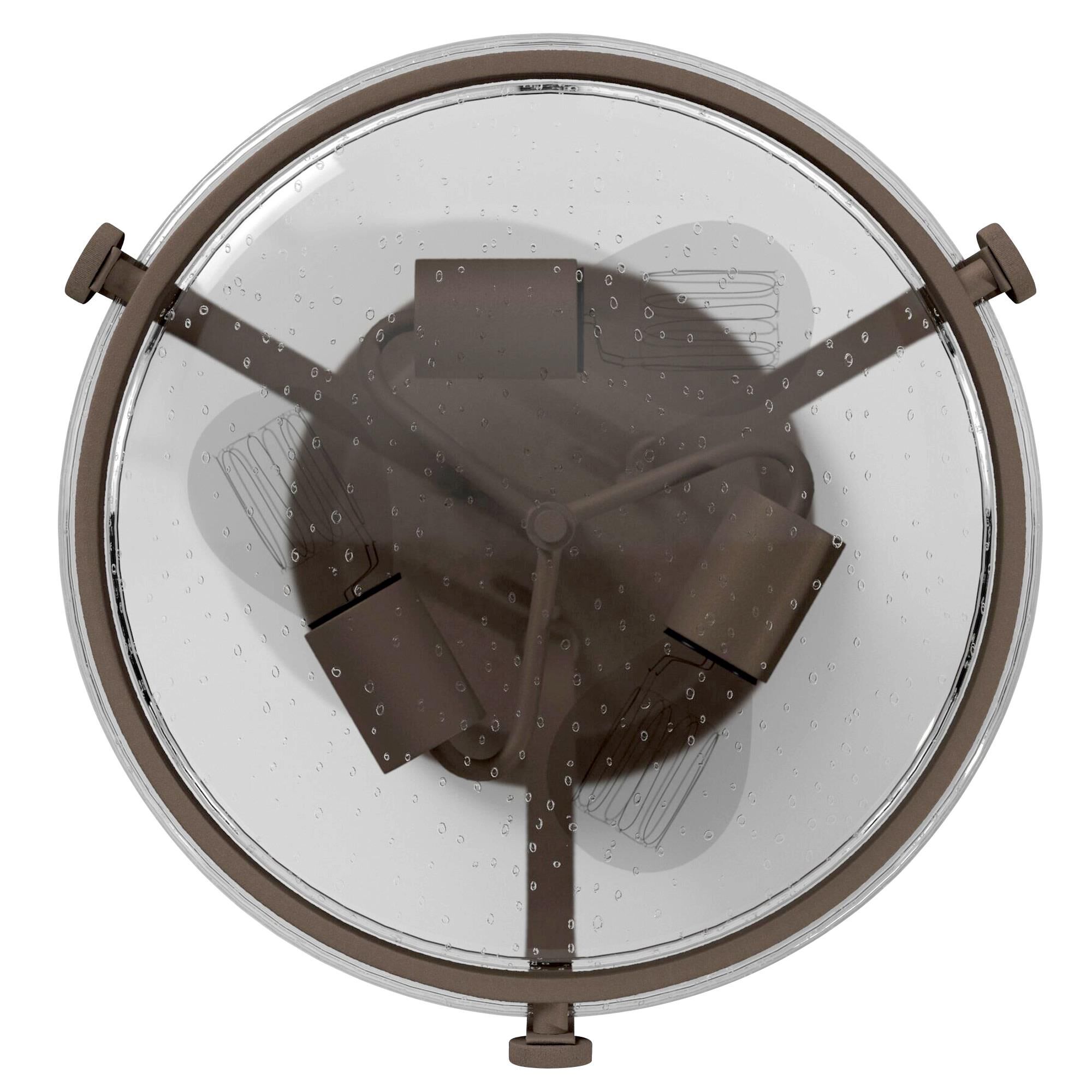 Harper 14 Inch 3 Light Semi Flush Mount,