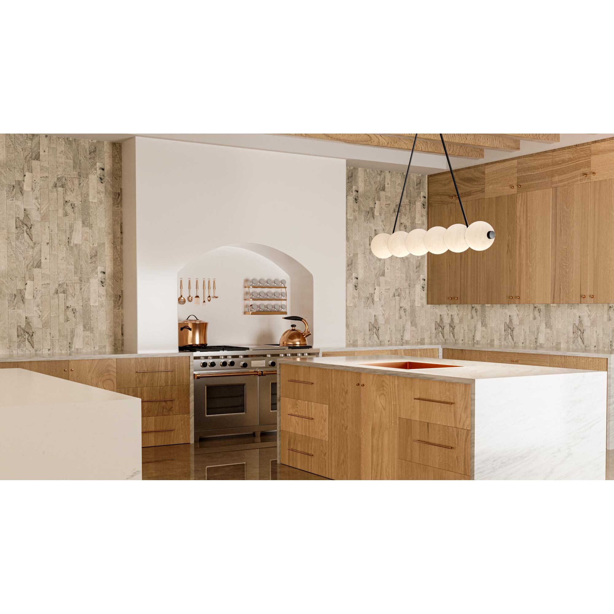 Shown in Matte Black finish and Alabaster glass