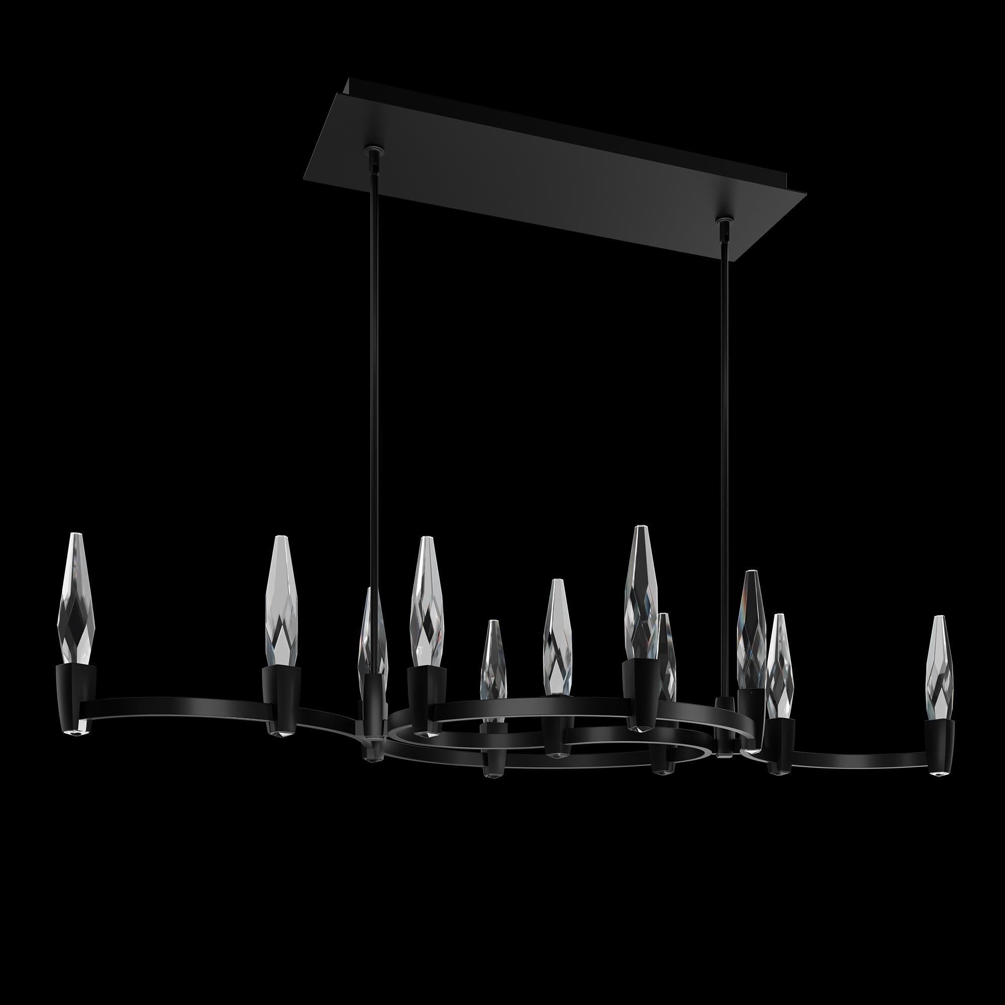 Twirl 48 Inch Linear Suspension Light by Schonbek Beyond