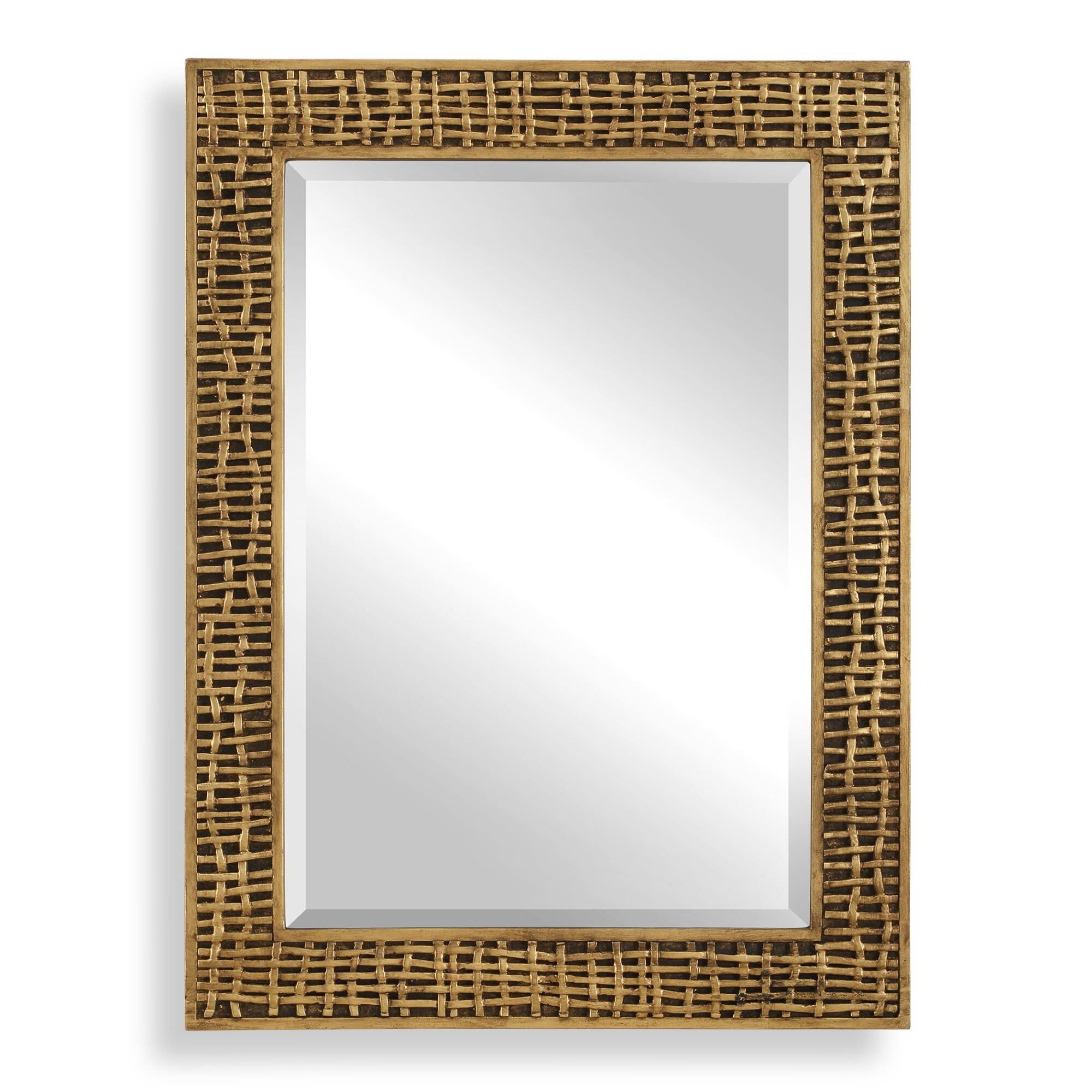 John Kowalski Woven Intime 40 Inch Decorative Mirror by Uttermost
