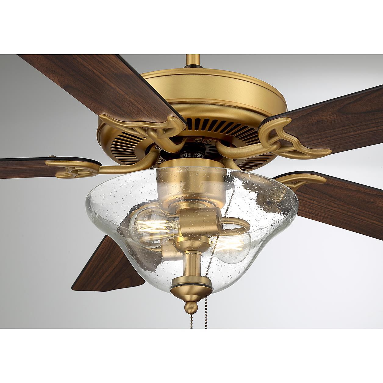 52 Inch Ceiling Fan with Light Kit by Meridian Lighting