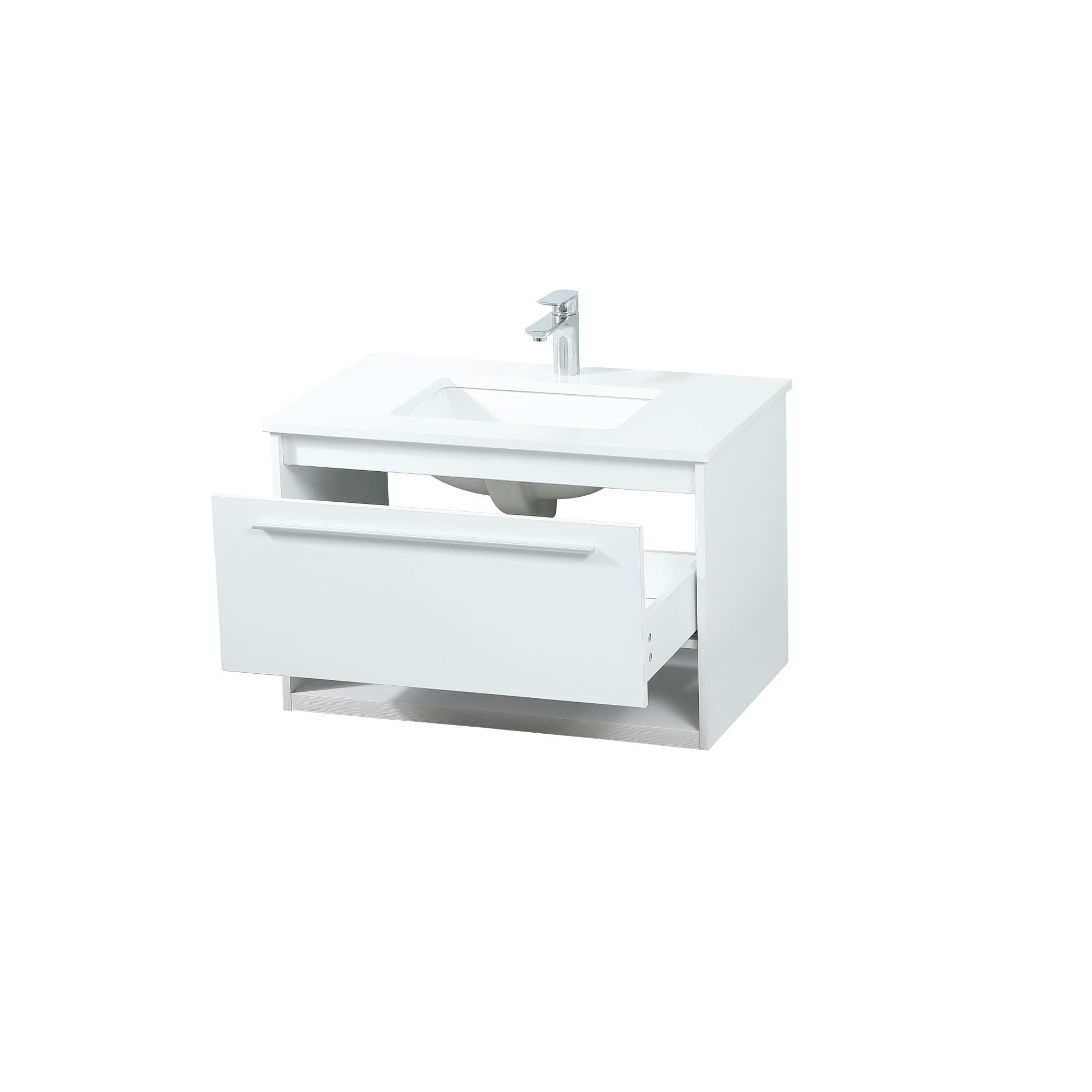 Shown in White finish