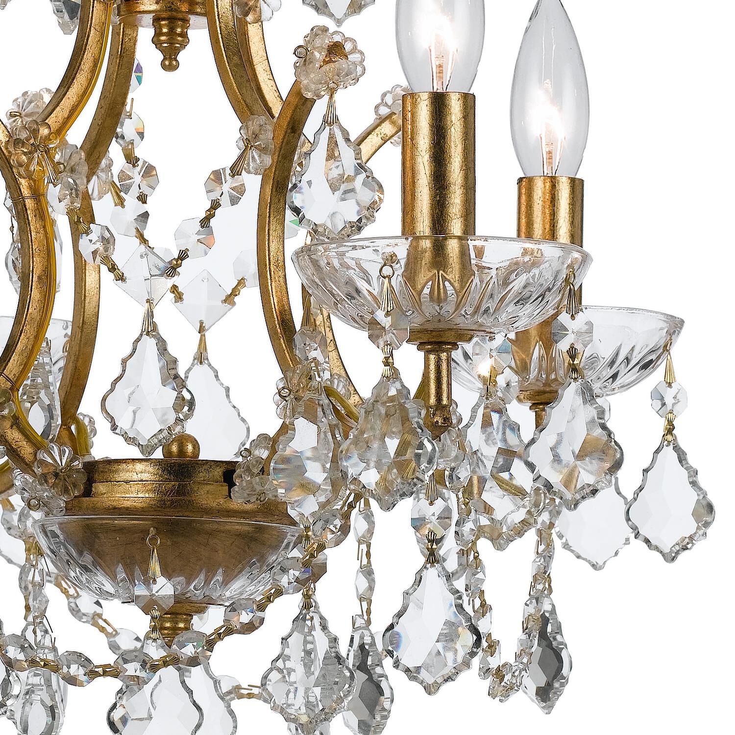 Filmore 17 Inch 4 Light Mini Chandelier by Crystorama