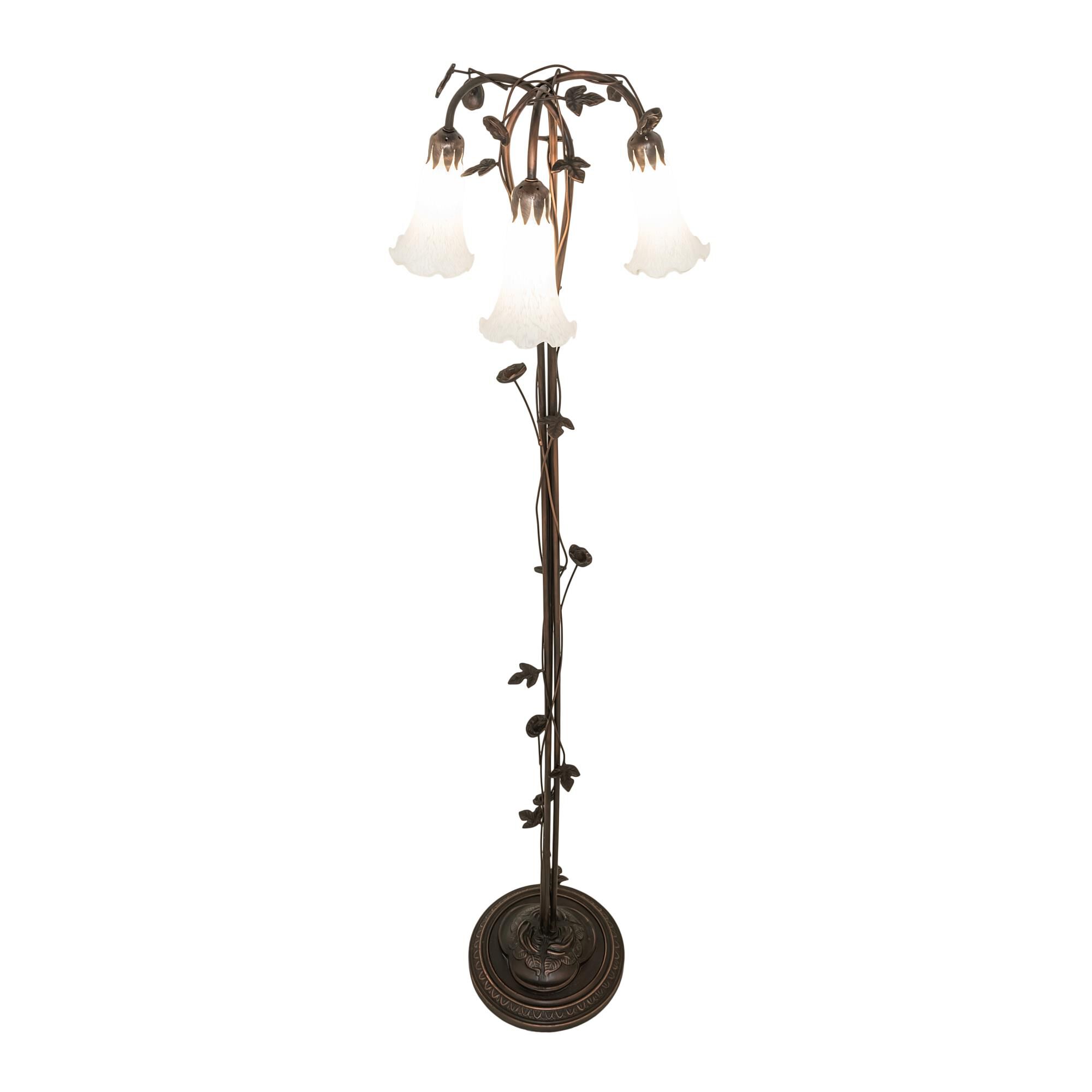 White 58 Inch Floor Lamp by Meyda Lighting
