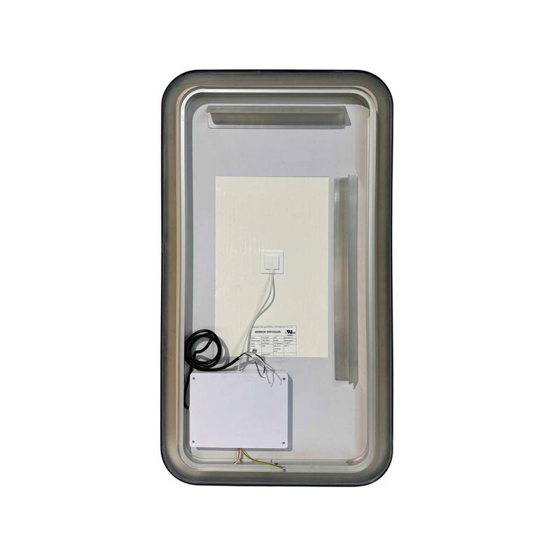 Harmoni 36 Inch Rectangular LED Lighted Mirror by Elegant Decor