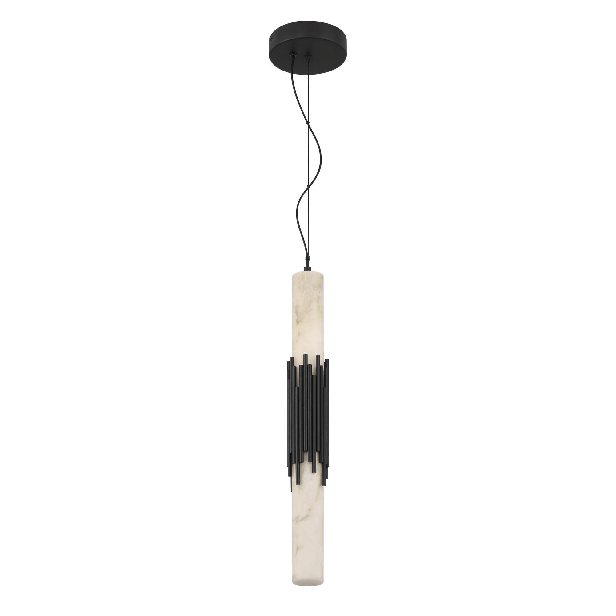 Shown in Urban Bronze finish and Alabaster glass