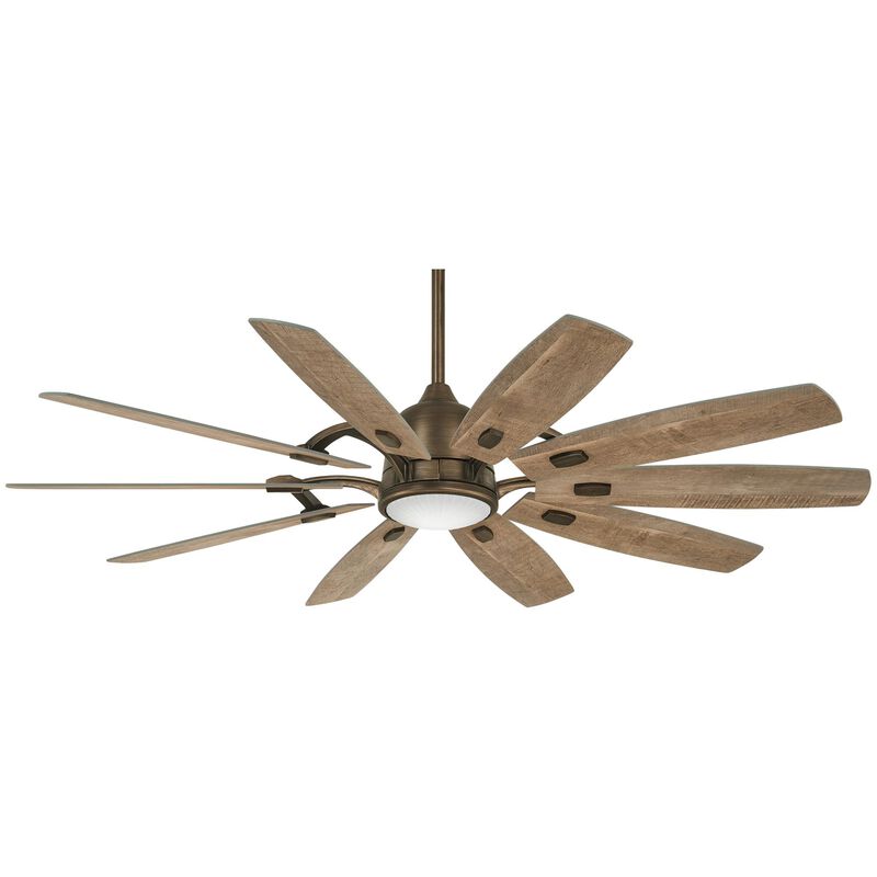 Barn 65 Inch Ceiling Fan with Light Kit by Minka Aire