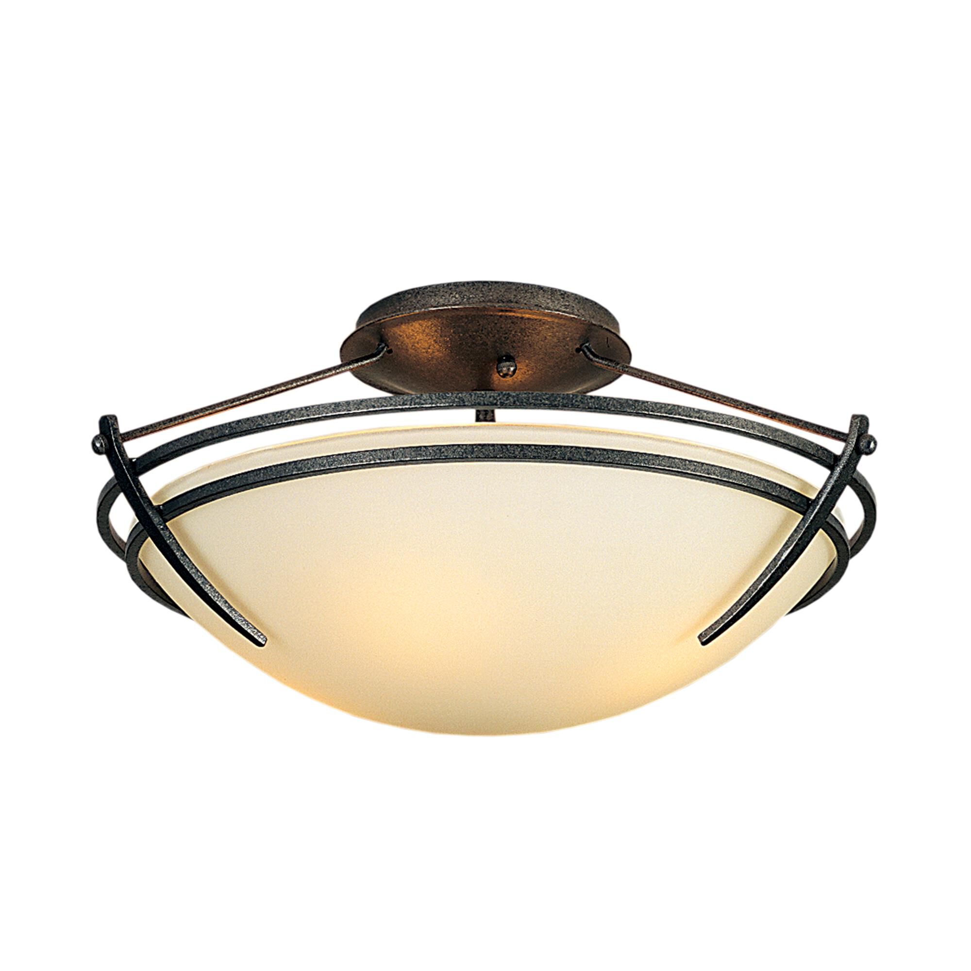 Presidio Tryne 16 Inch 2 Light Semi Flush Mount by Hubbardton Forge