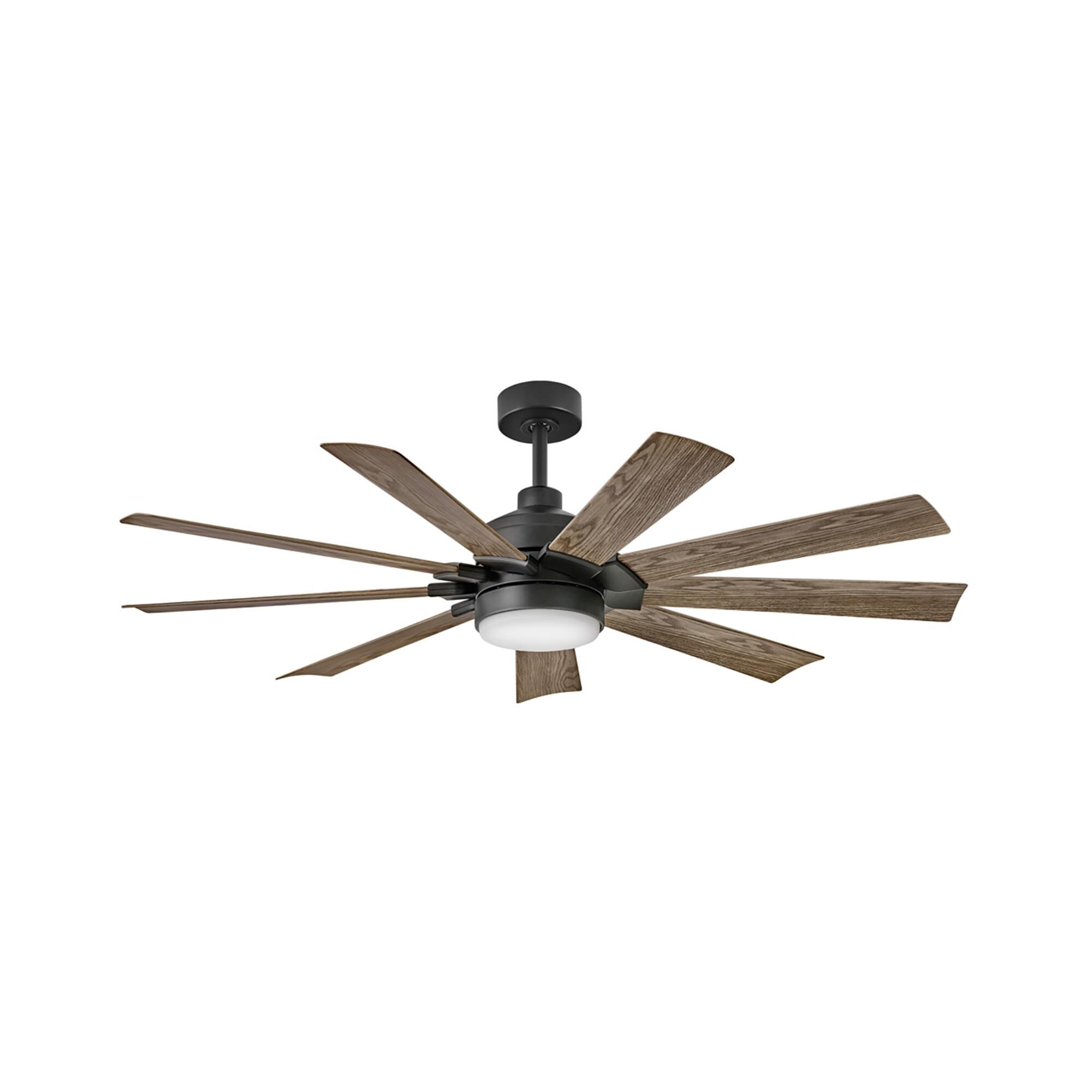Turbine 60 Inch Ceiling Fan with Light Kit,