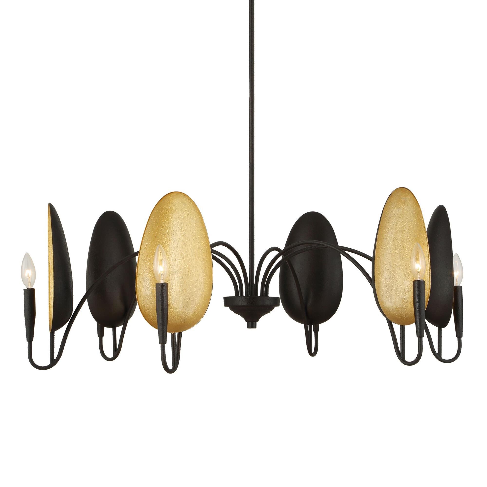 Shown in Black and Gold finish