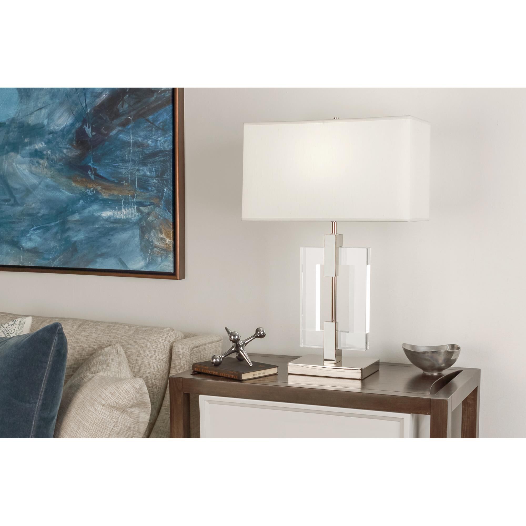 Shown in Polished Nickel Finish W/ Crystal Accents finish