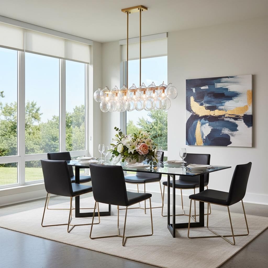 Globo 43 Inch Linear Suspension Light by Artcraft