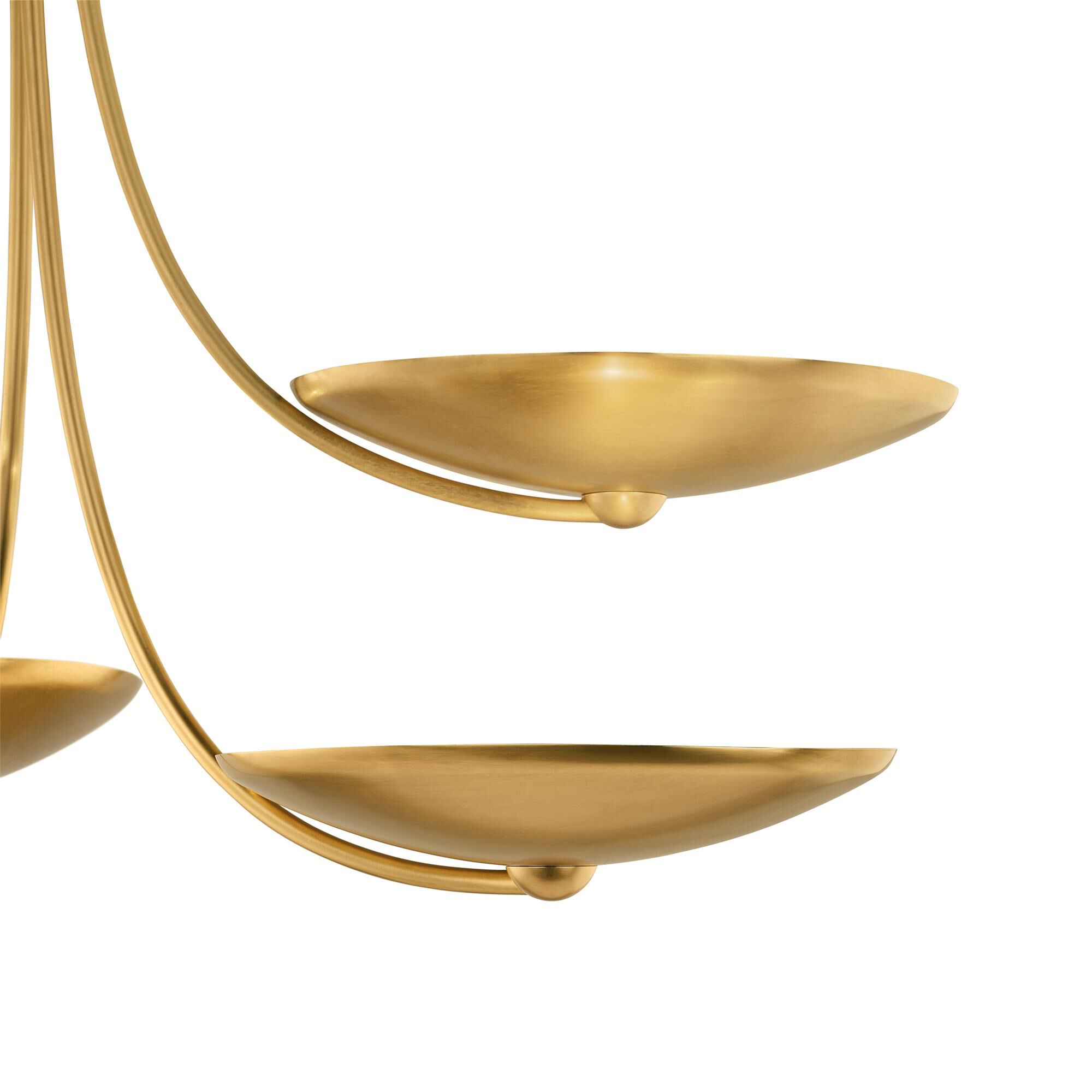 Shown in Lacquered Brass finish and Lacquered Brass shade