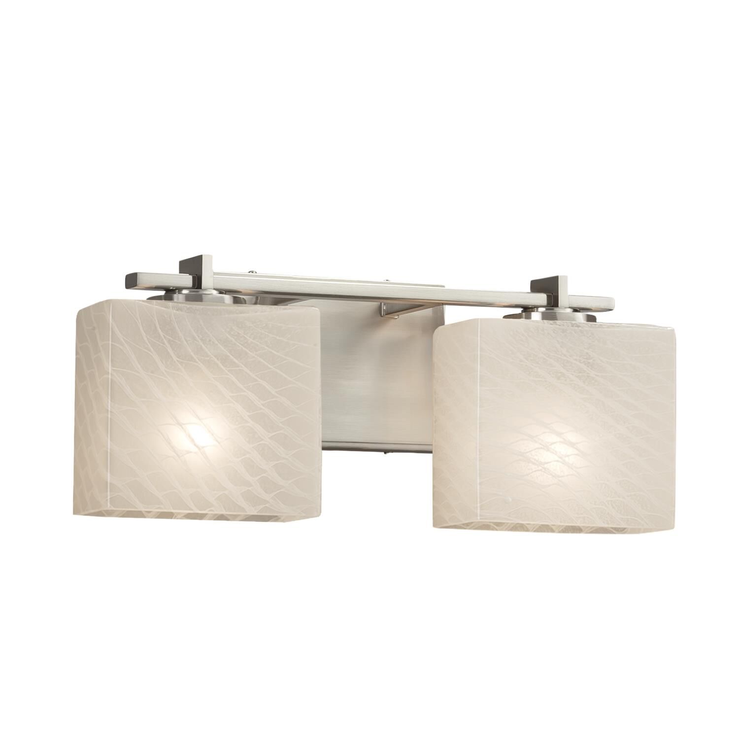 Fusion 15 Inch 2 Light Bath Vanity Light by Justice Design Group