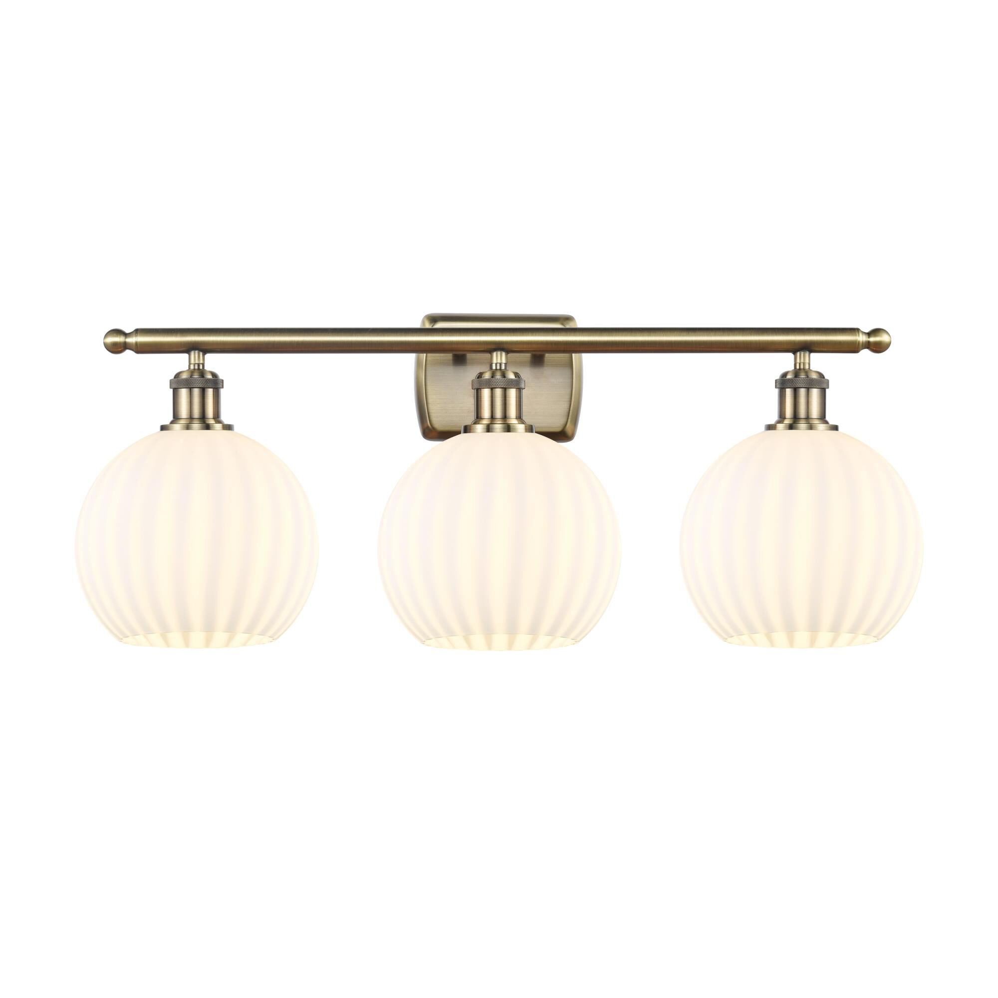 Bruno Marashlian White Venetian 28 Inch Bath Vanity Light by Innovations Lighting