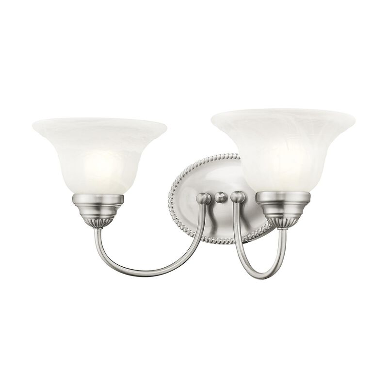 Edgemont 17 Inch 2 Light Bath Vanity Light by Livex Lighting