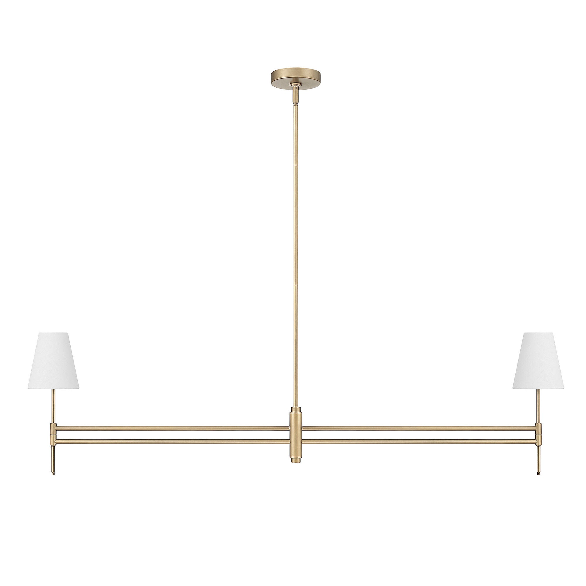Camelia Stem Medium Linear Chandelier,