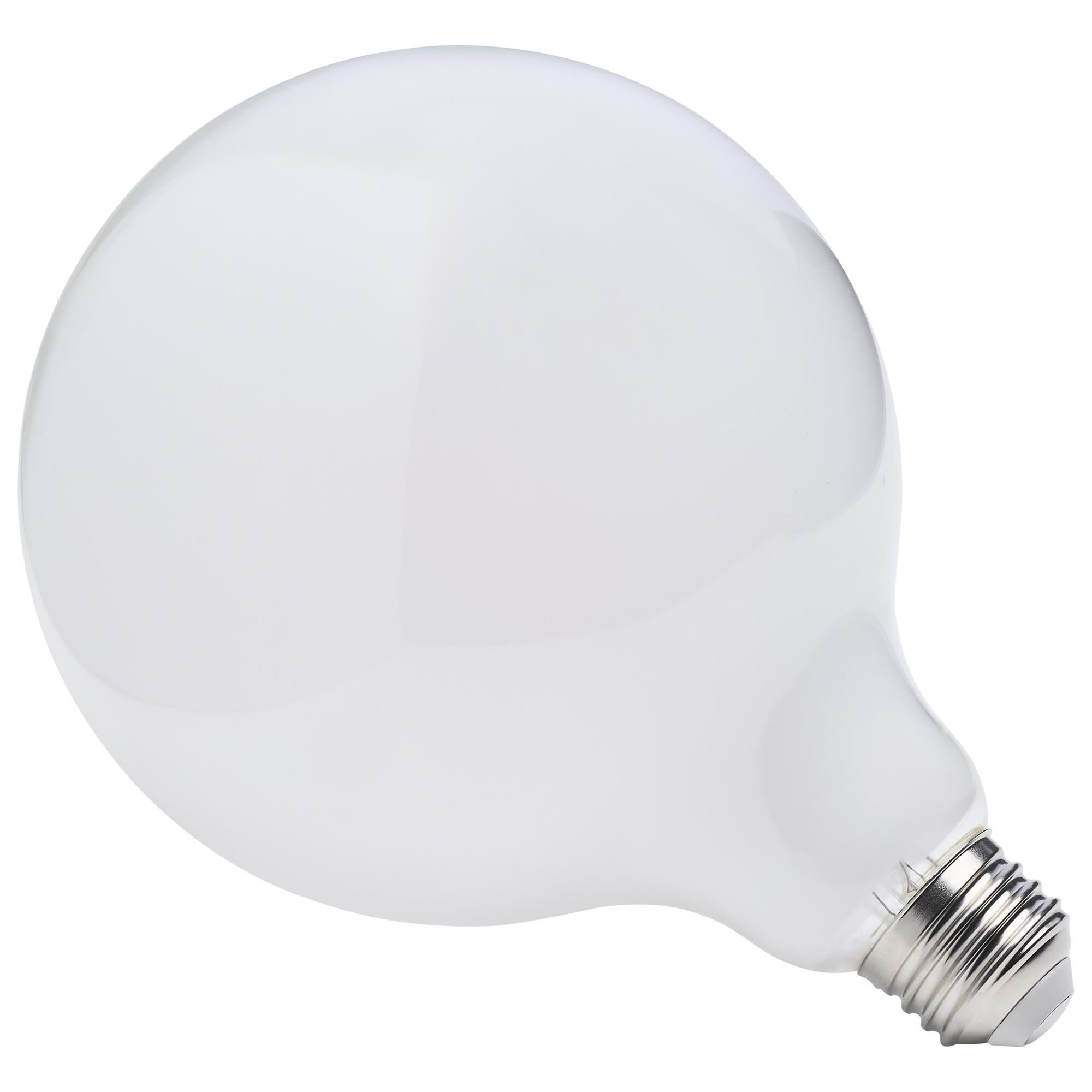 Dimmable 8 Watt 3000K G40 LED Light Bulb by Satco