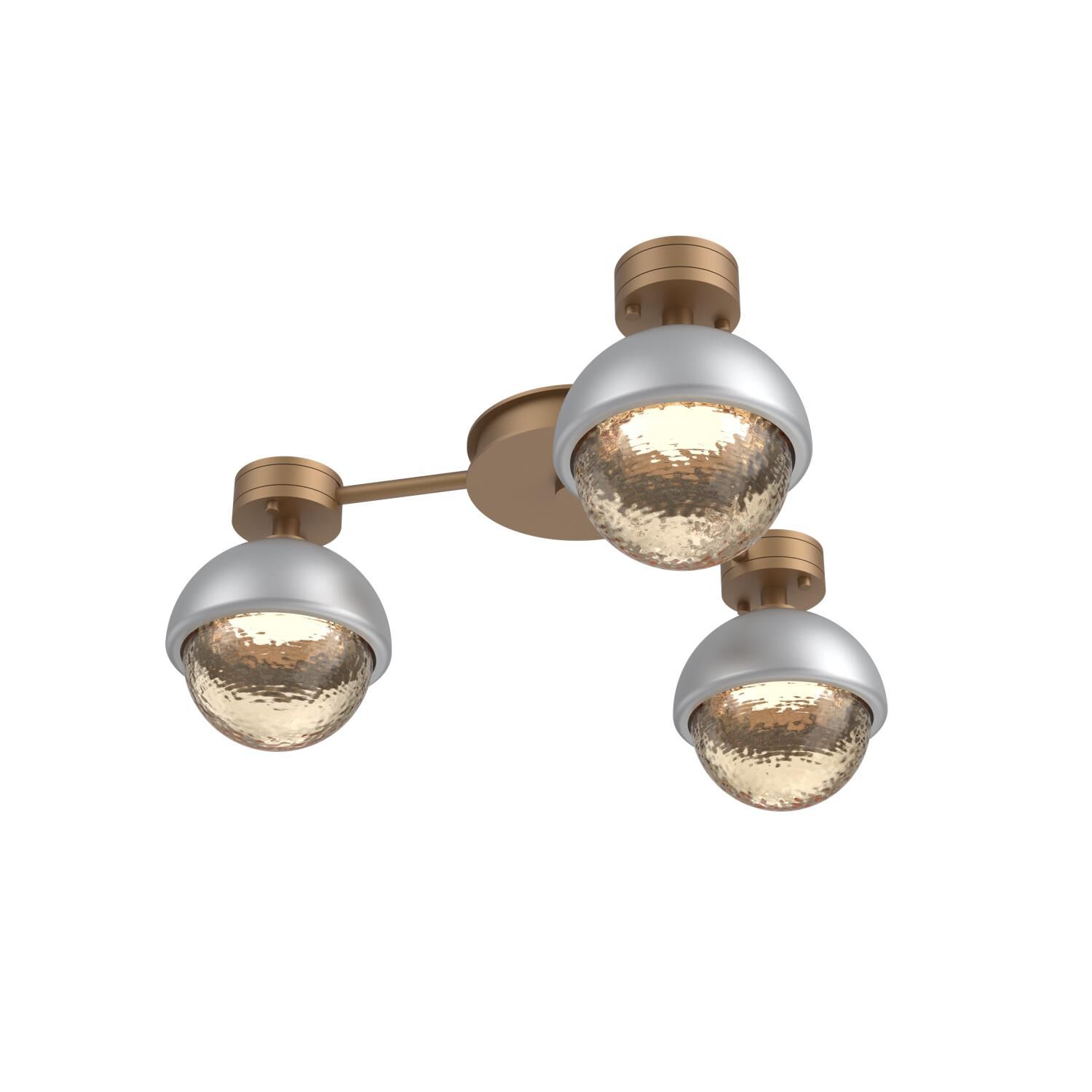 Levi Wilson Cabochon 23 Inch Flush Mount by Hammerton Studio