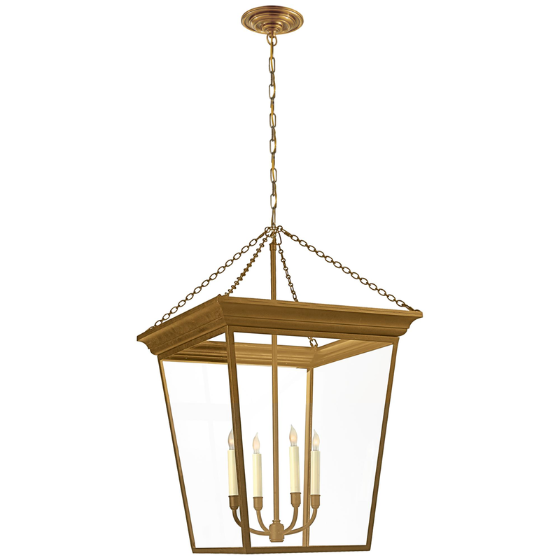 Chapman & Myers Cornice 20 Inch Cage Pendant by Visual Comfort Signature Collection