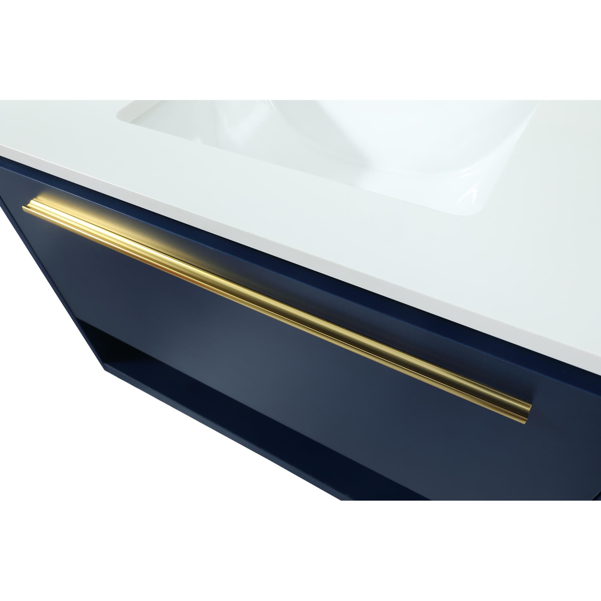 Shown in Blue finish