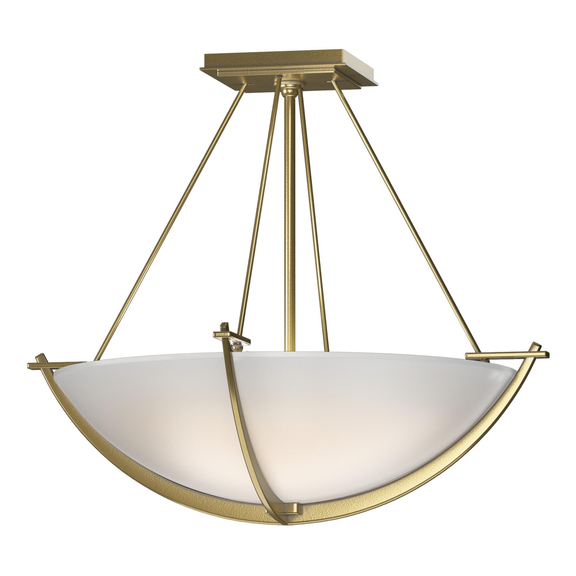 Compass 18 Inch 3 Light Semi Flush Mount by Hubbardton Forge