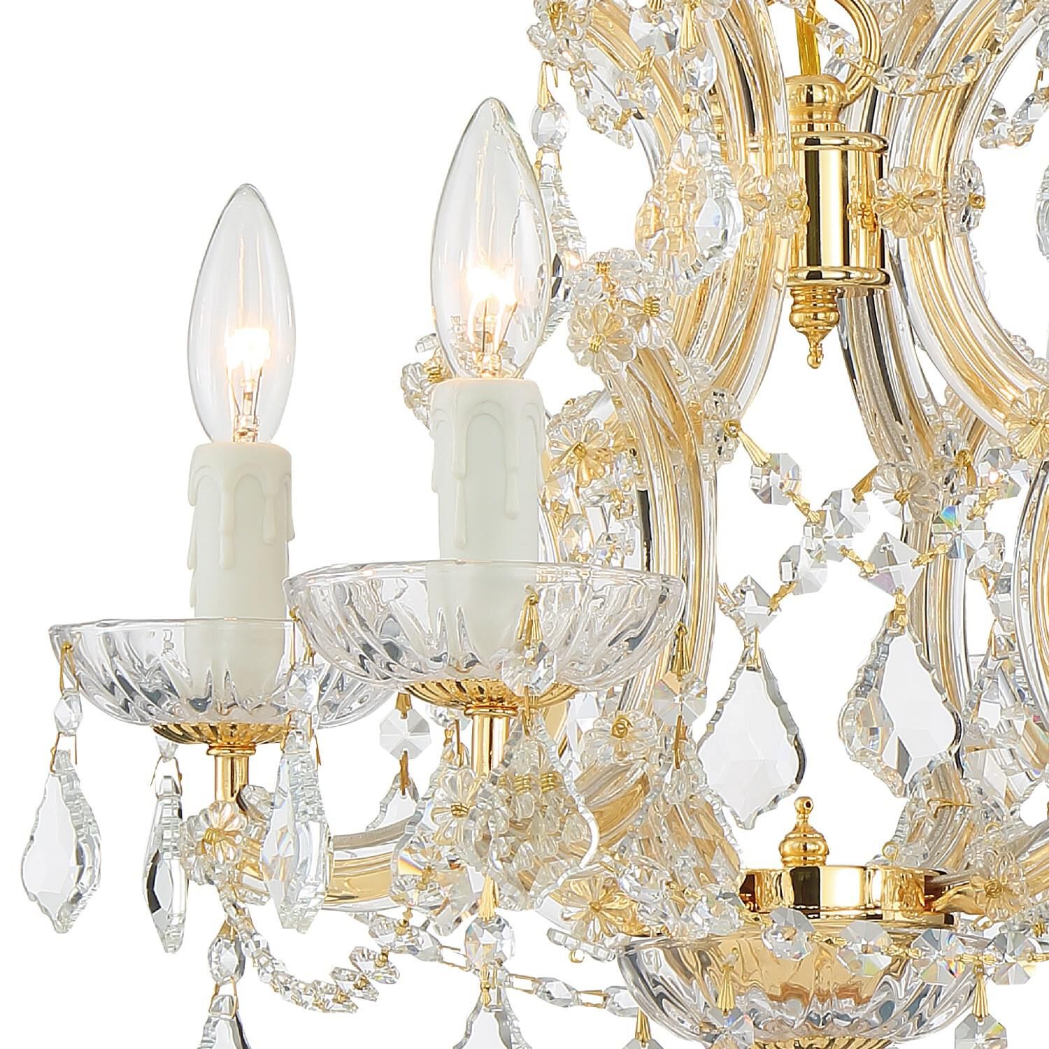 Maria Theresa 16 Inch 4 Light Mini Chandelier by Crystorama