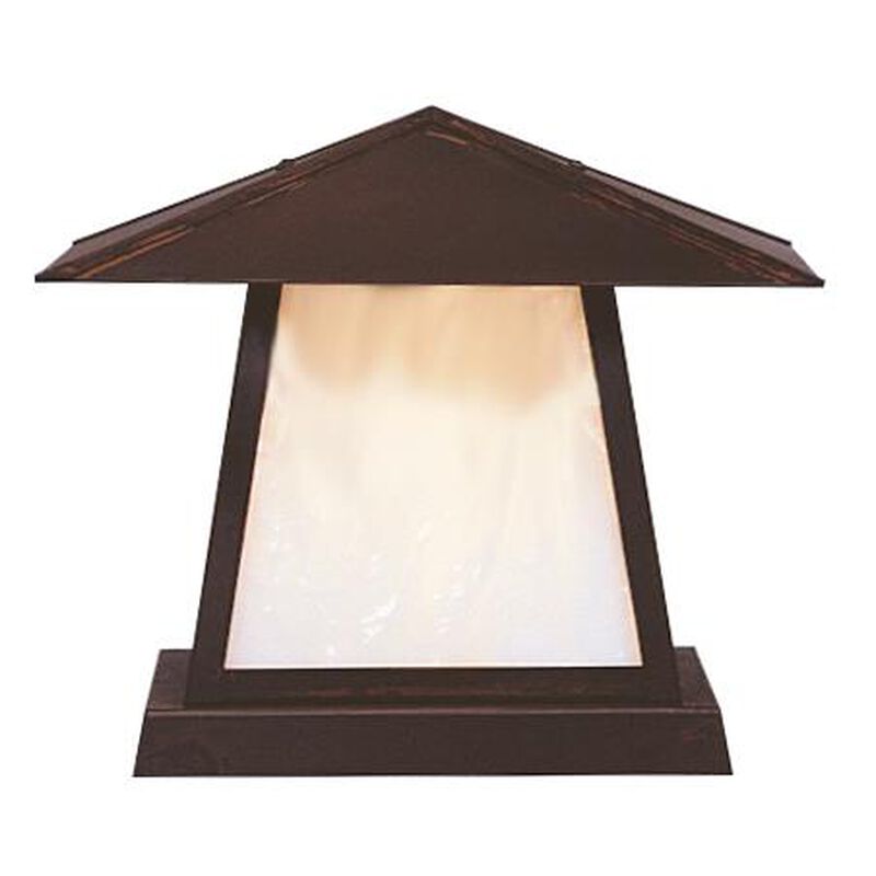 Carmel 10 Inch Outdoor Pier Lamp by Arroyo Craftsman
