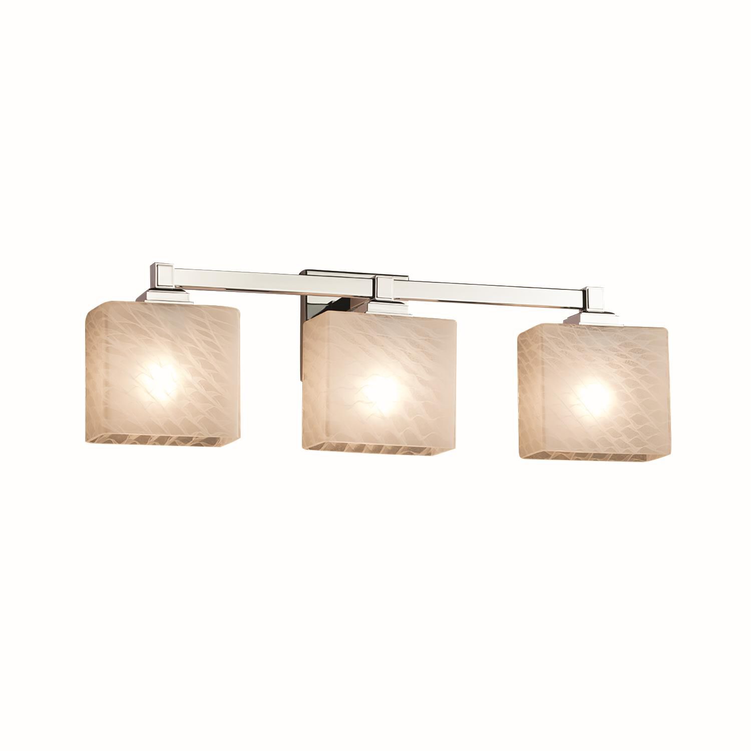 Fusion 23 Inch 3 Light Bath Vanity Light by Justice Design Group