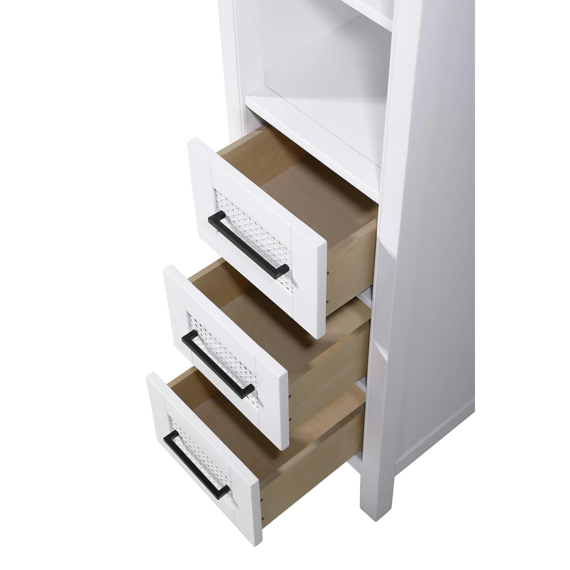 Shown in White finish