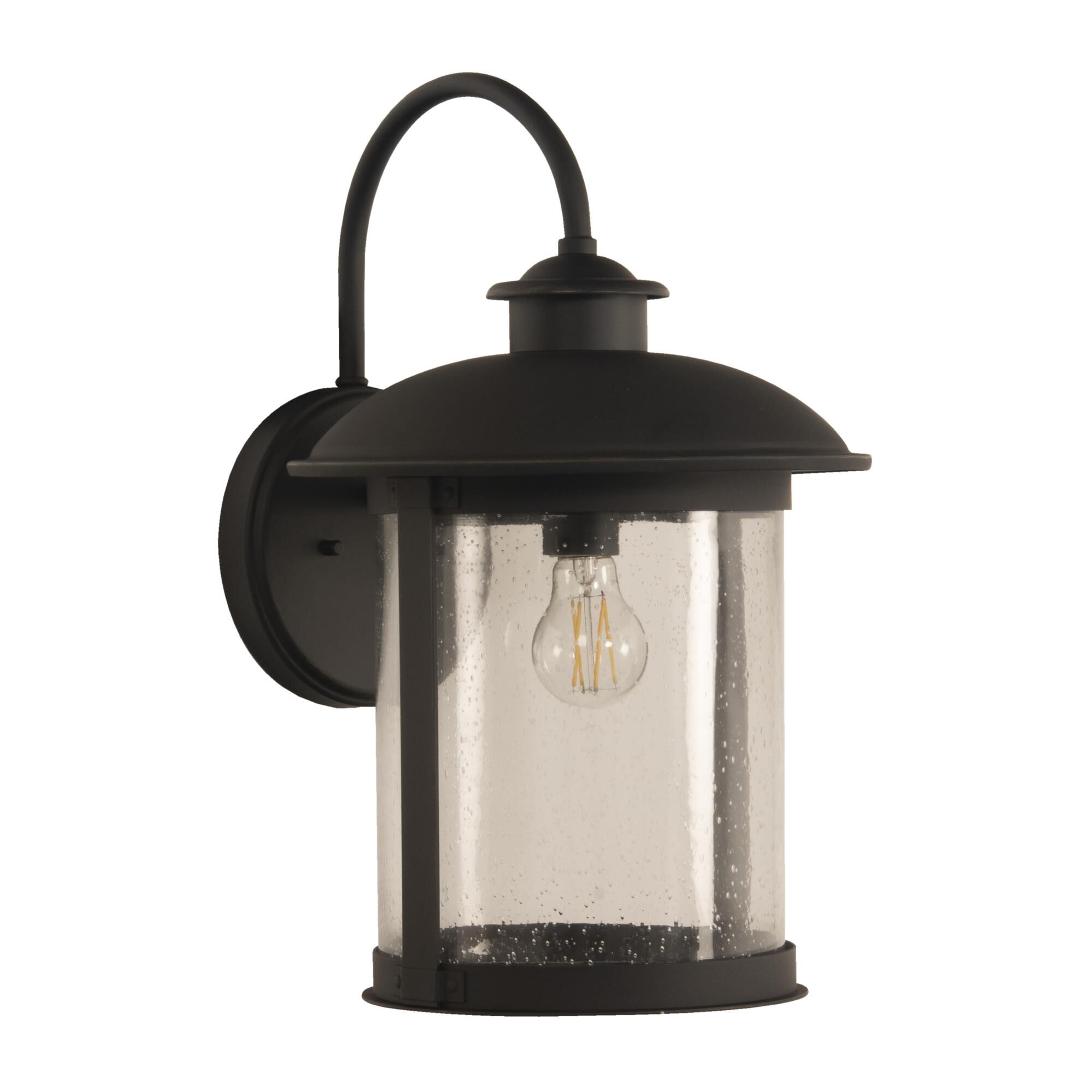 Shown in Dark Bronze Gilded finish and Cylinder glass and Cylinder shade