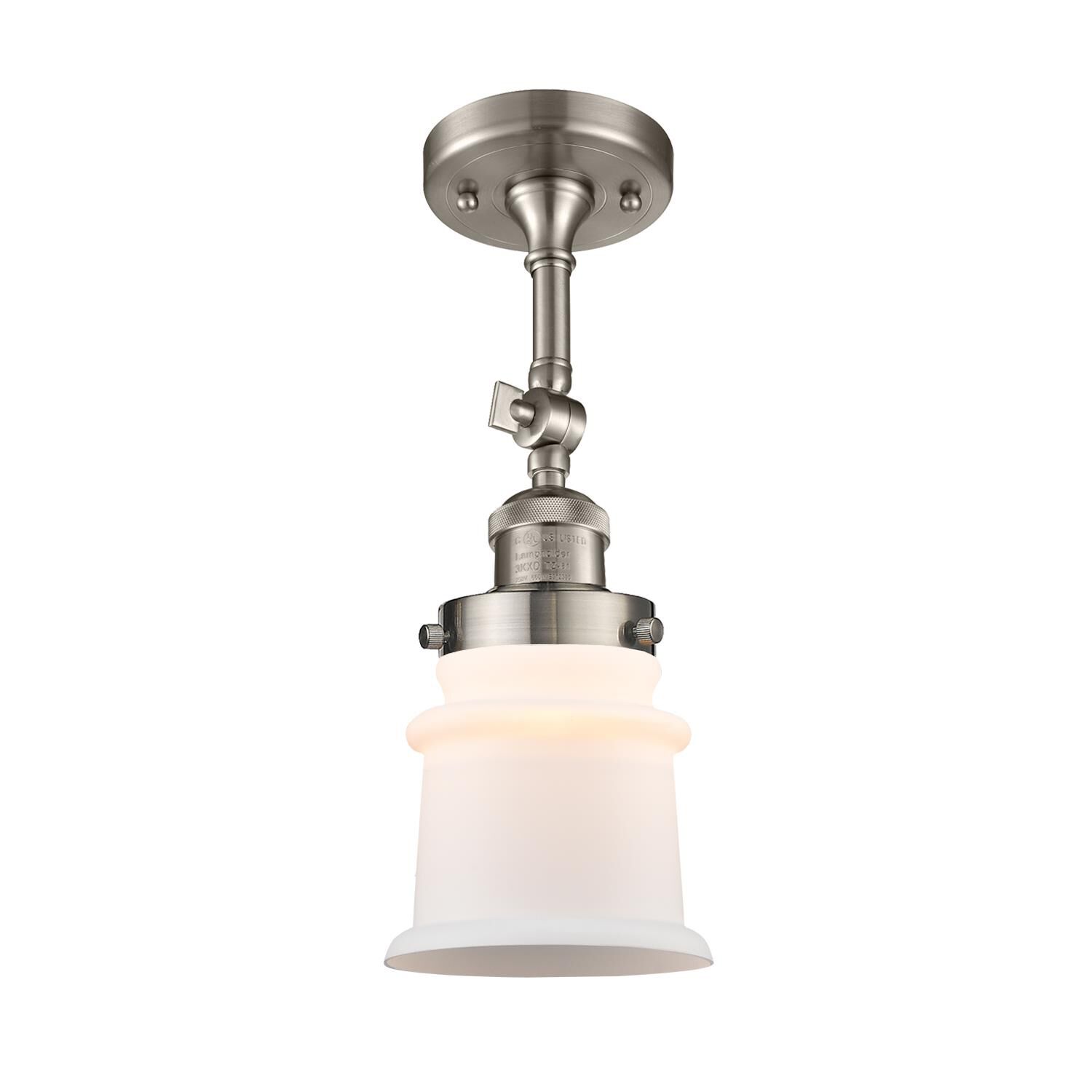 Bruno Marashlian Canton 6 Inch 1 Light Semi Flush Mount by Innovations Lighting