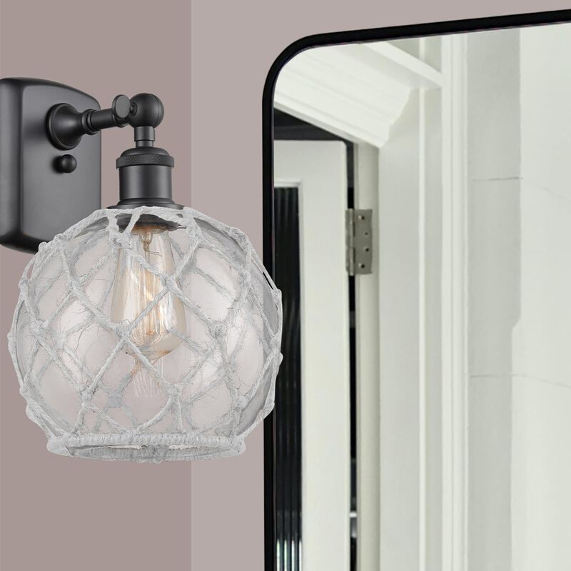 Bruno Marashlian Farmhouse Rope 13 Inch Wall Sconce by Innovations Lighting