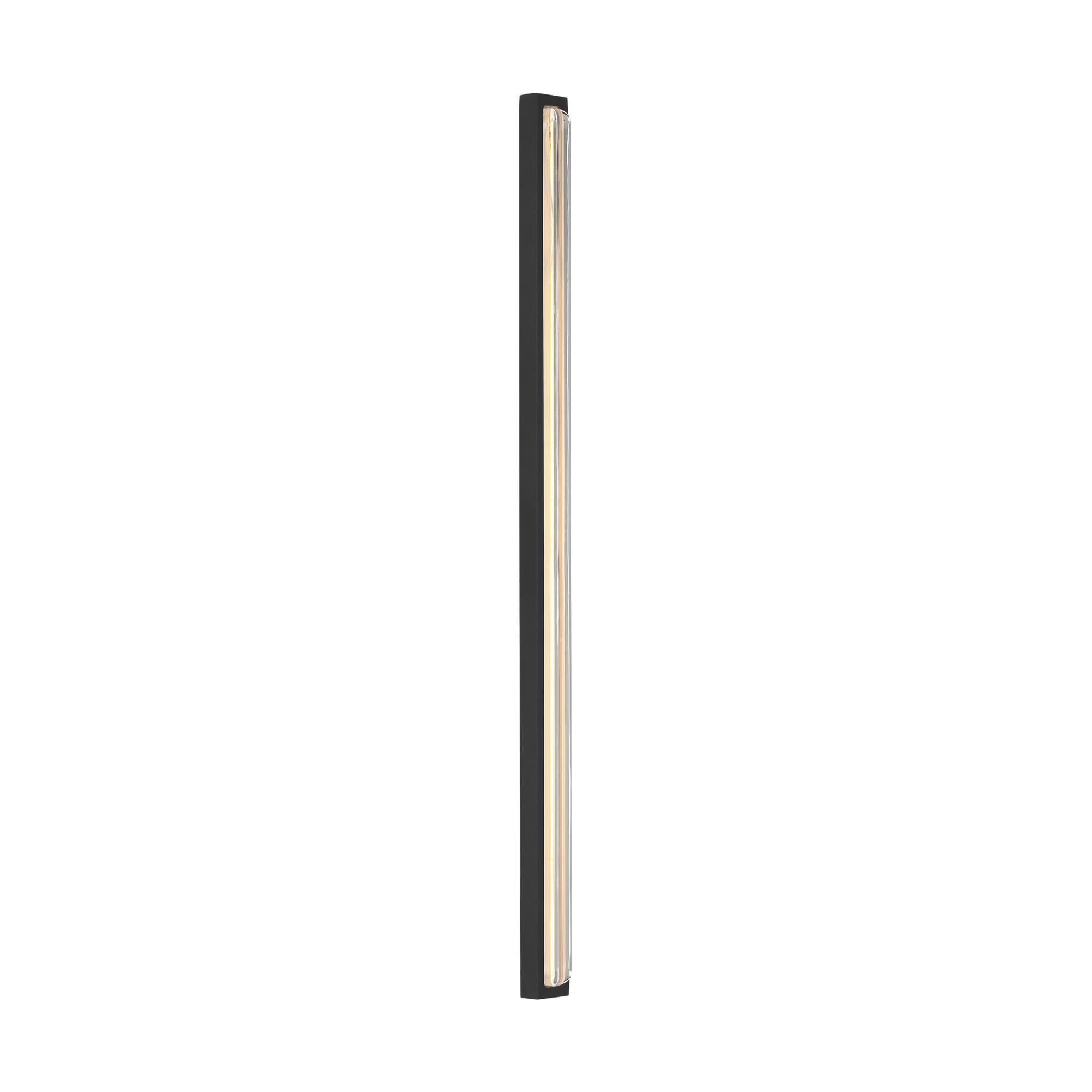 Shown in Nightshade Black finish and Clear Crystal glass