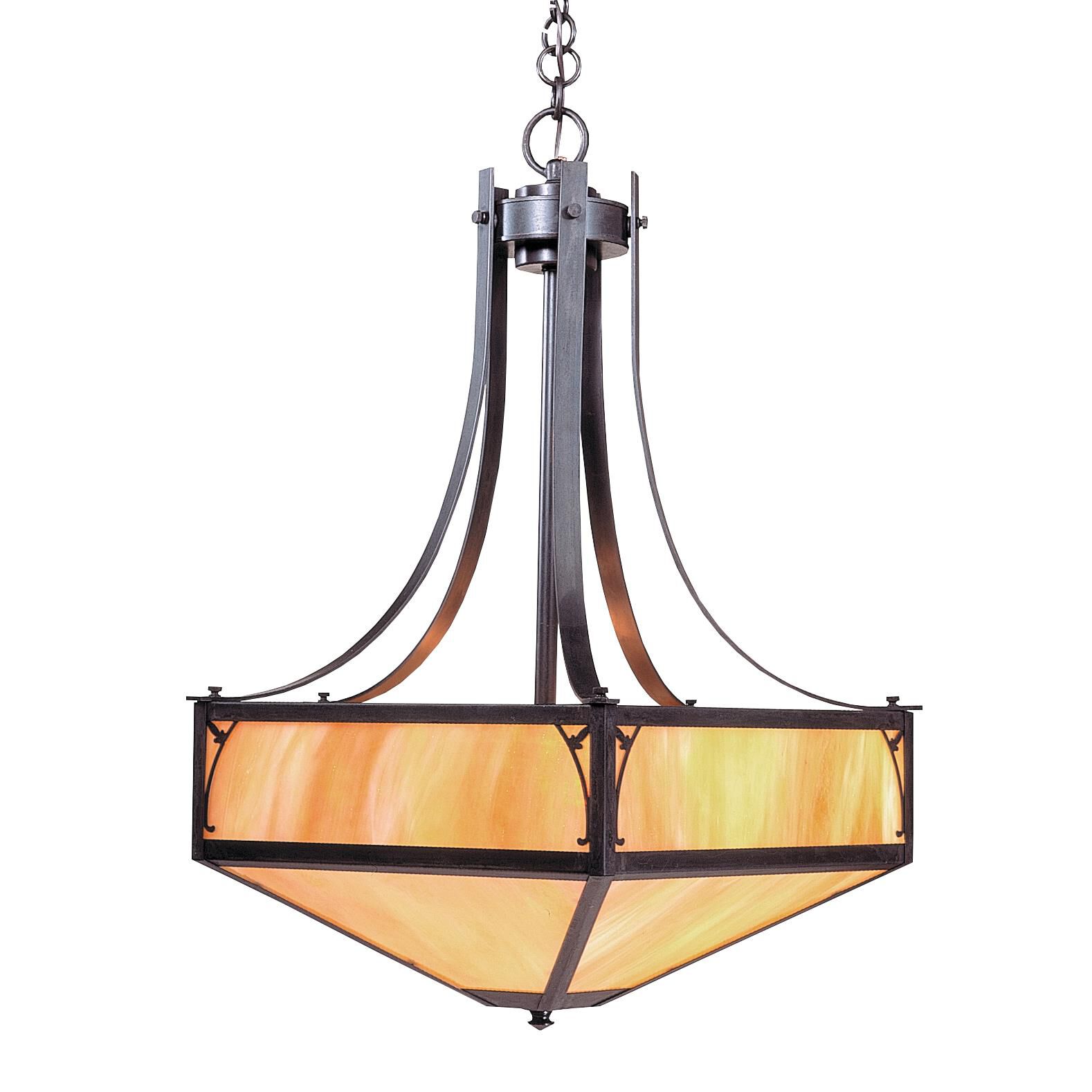 Saint George 20 Inch Large Pendant by Arroyo Craftsman